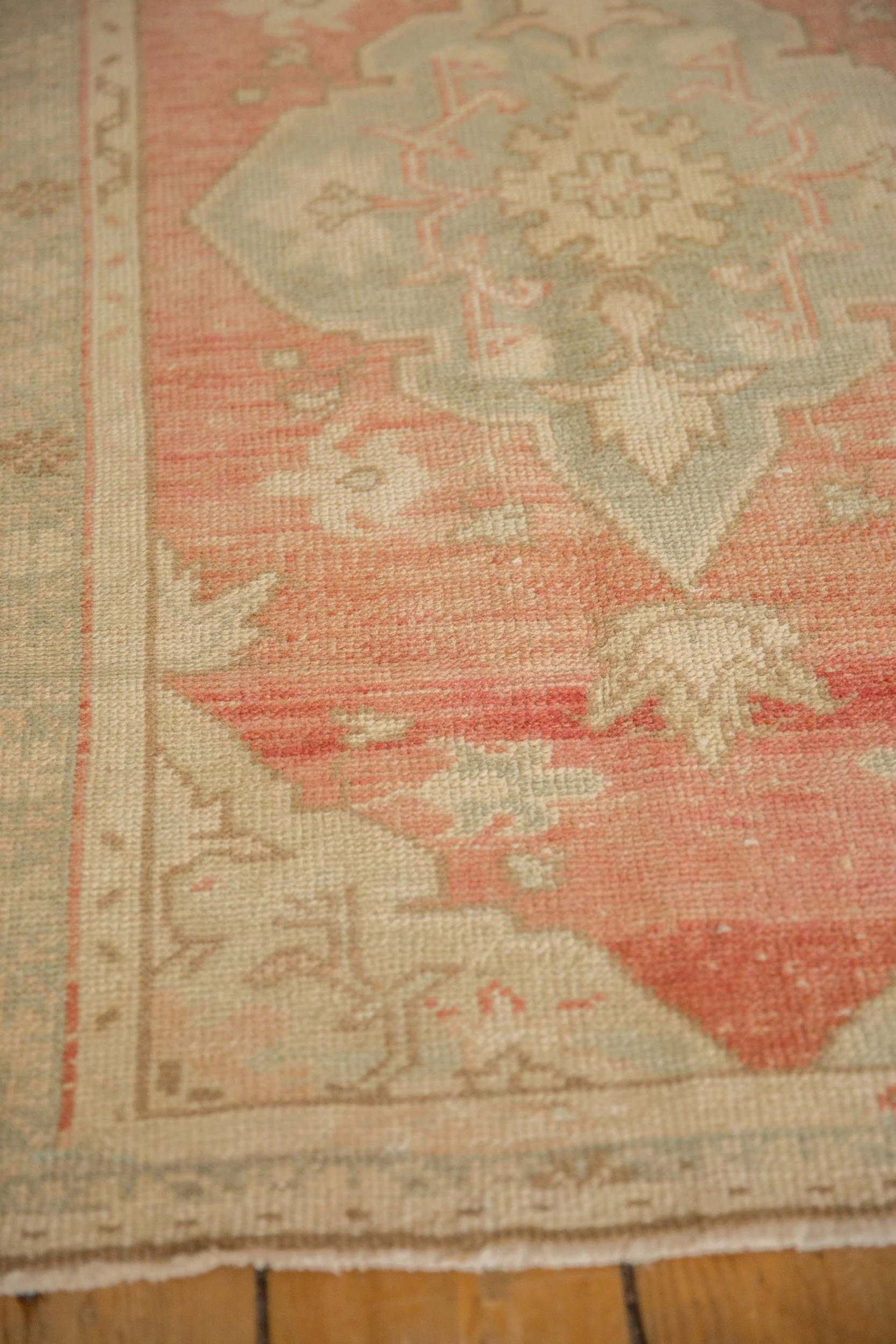 2.5x4.5 Vintage Distressed Oushak Rug - Image 5