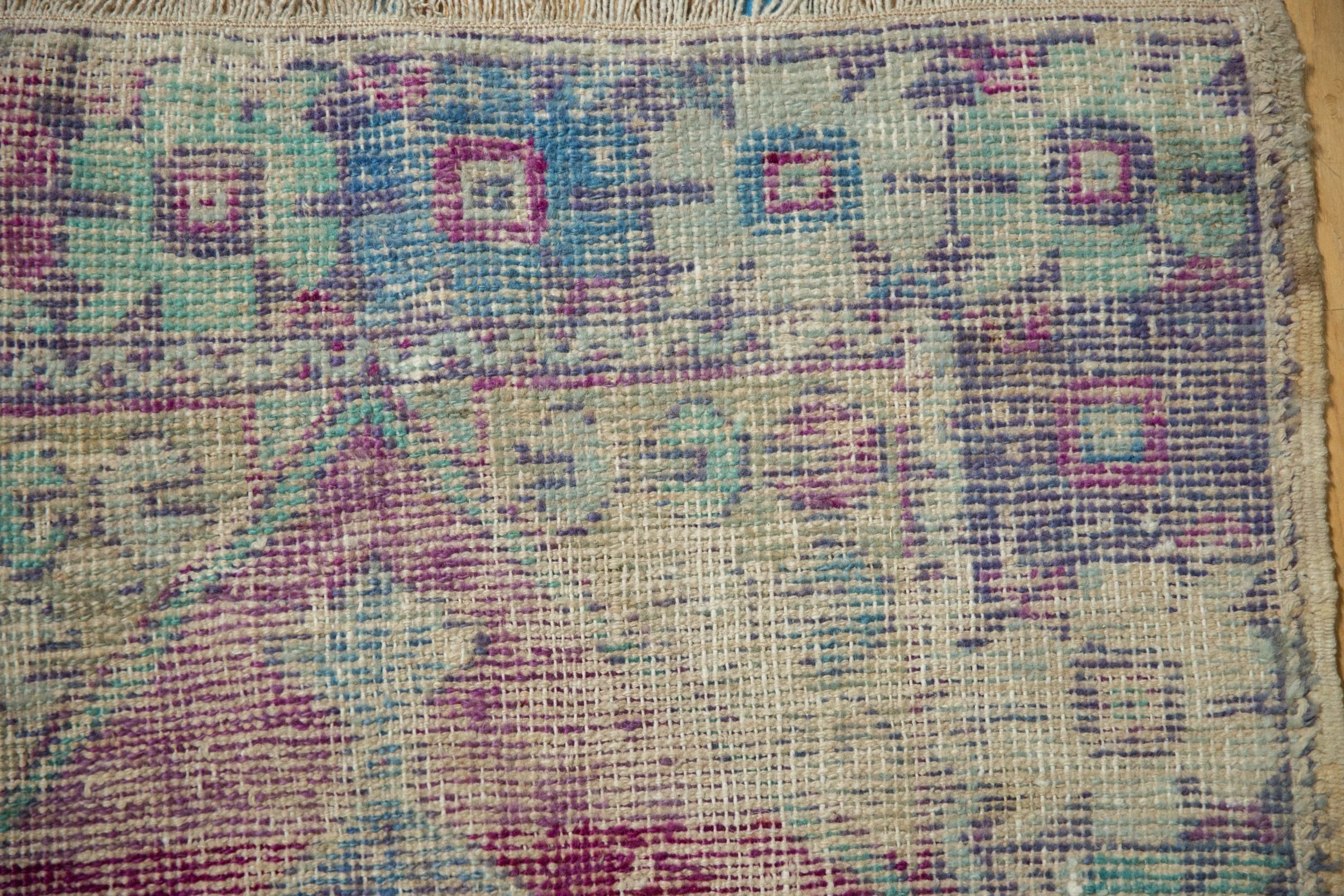 2.5x4.5 Vintage Distressed Oushak Rug - Image 3