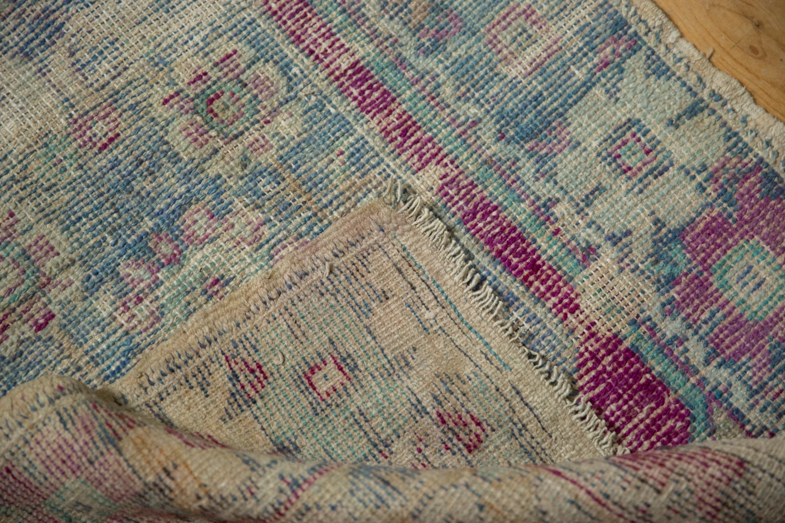2.5x4.5 Vintage Distressed Oushak Rug - Image 8