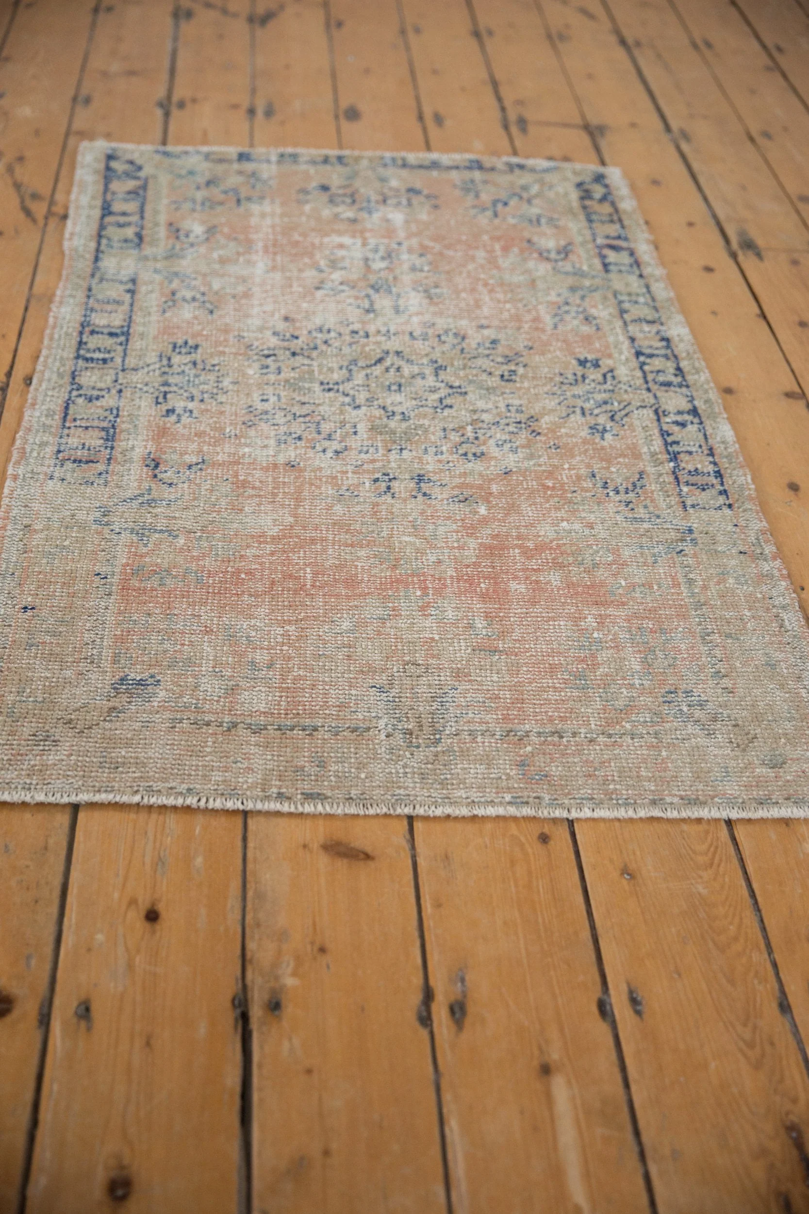 2.5x4.5 Vintage Distressed Oushak Rug - Image 5