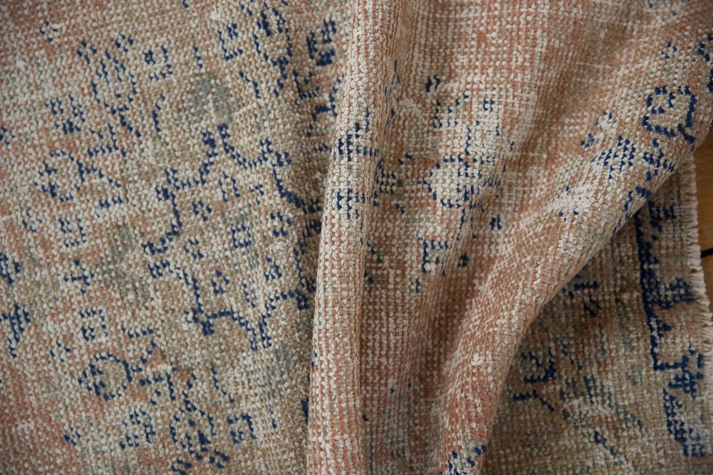 2.5x4.5 Vintage Distressed Oushak Rug - Image 6