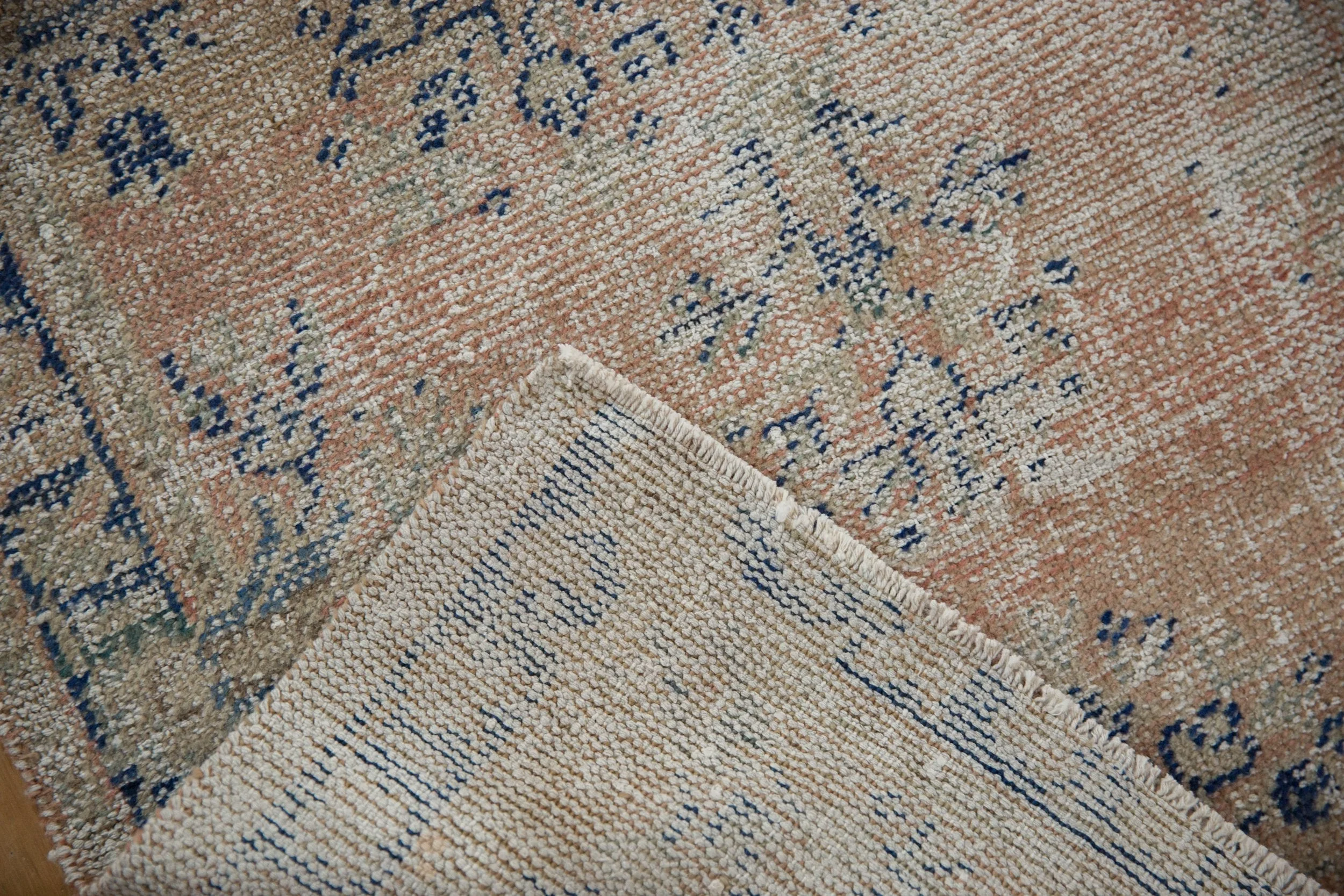 2.5x4.5 Vintage Distressed Oushak Rug - Image 7