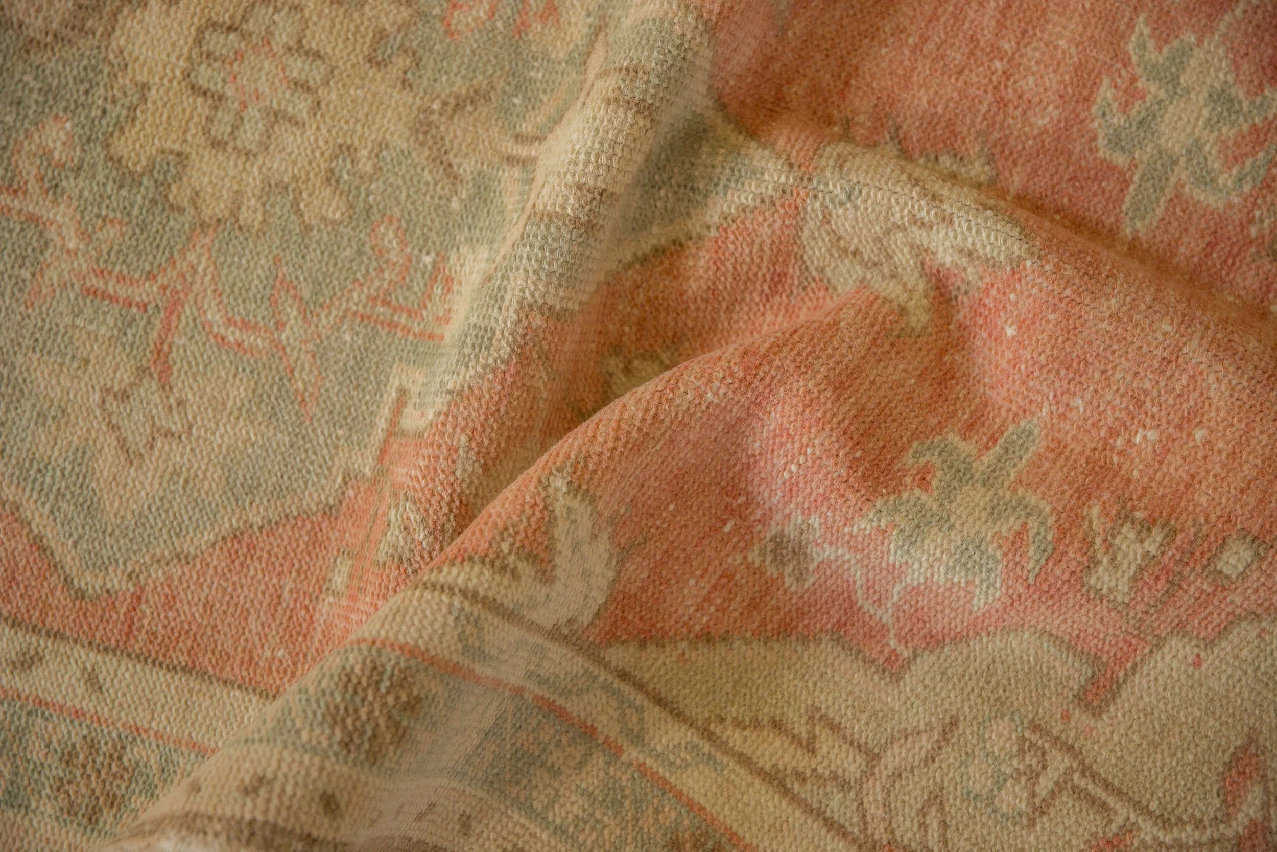 2.5x4.5 Vintage Distressed Oushak Rug - Image 7