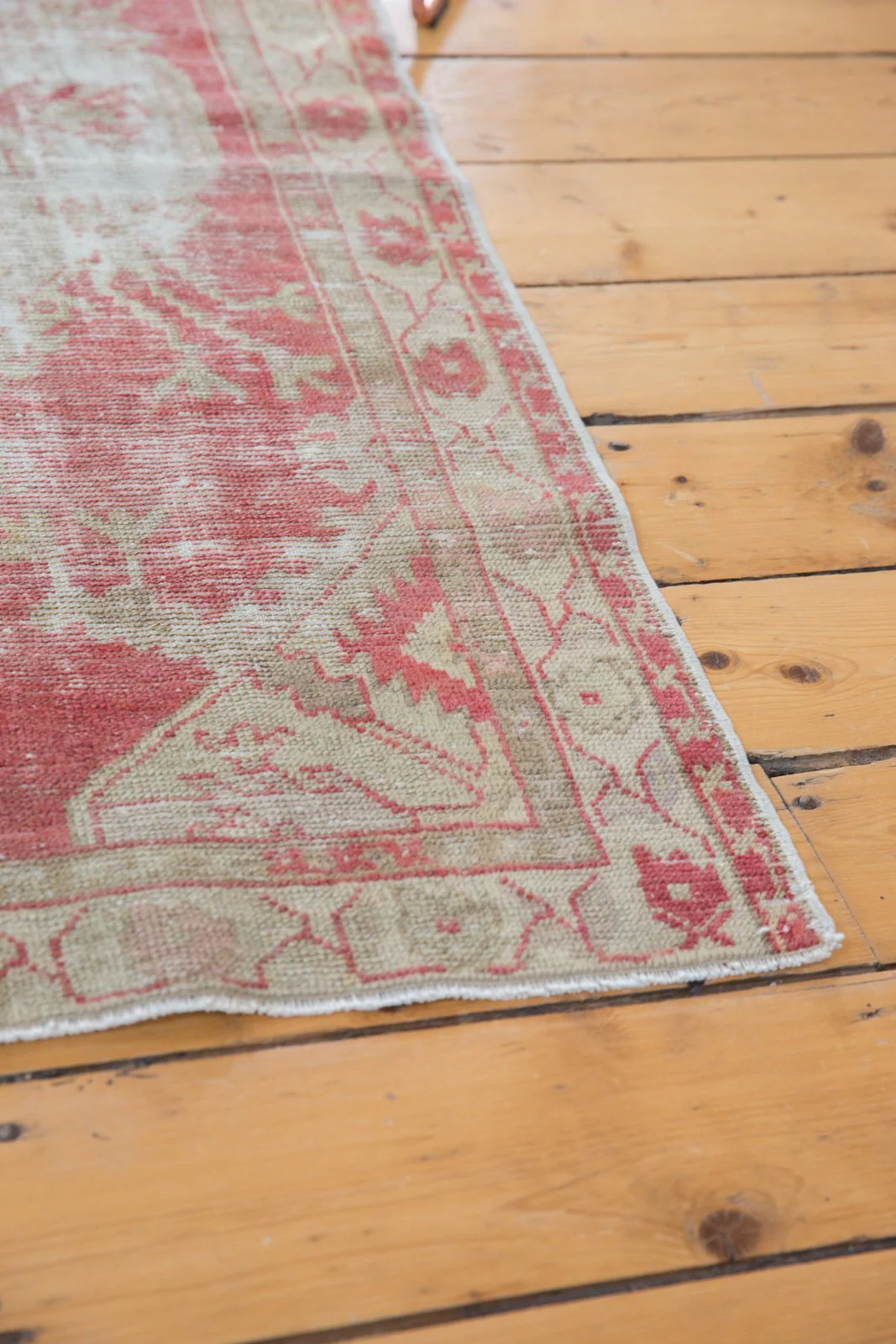 2.5x4.5 Vintage Distressed Oushak Rug - Image 10