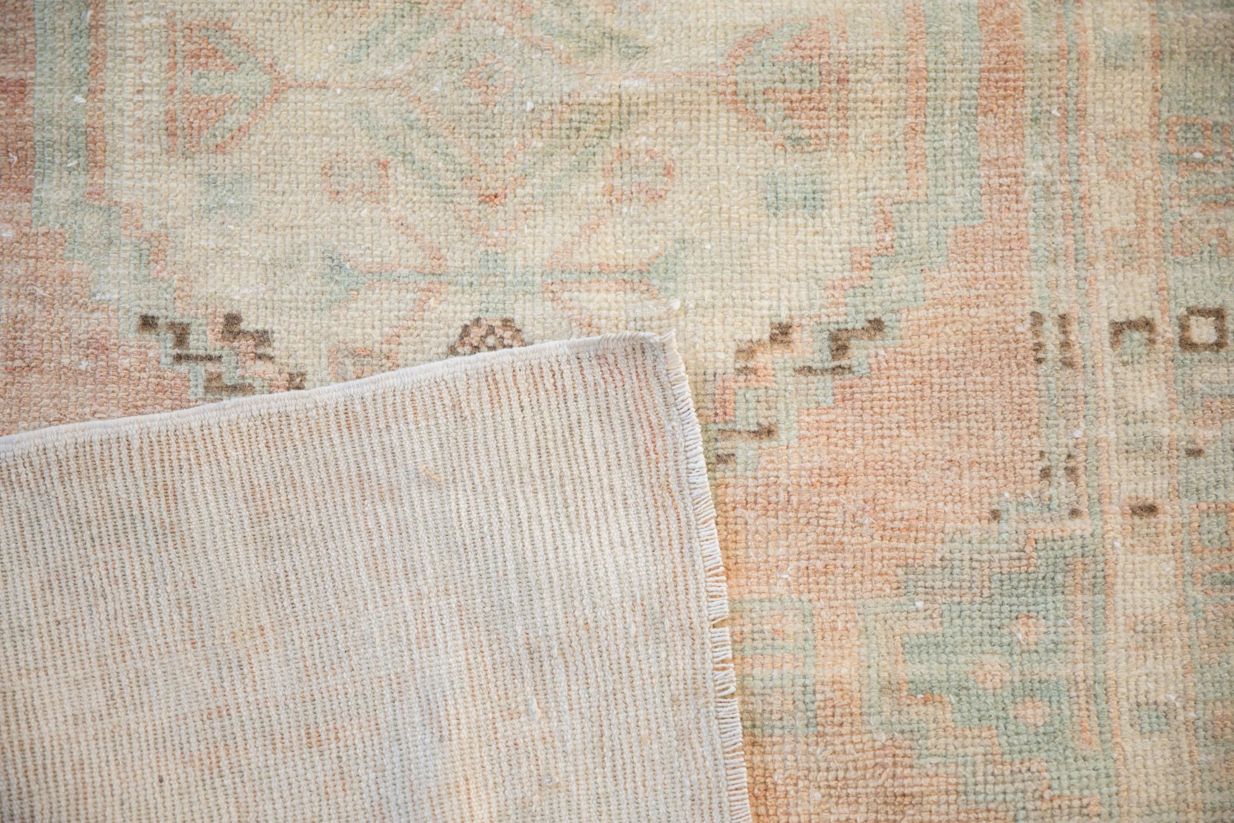 2.5x4.5 Vintage Distressed Oushak Rug - Image 9