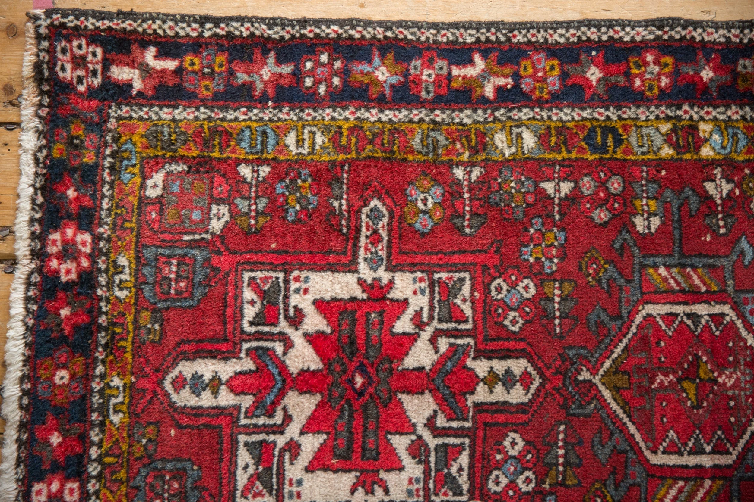2.5x4.5 Vintage Fine Karaja Rug - Image 3