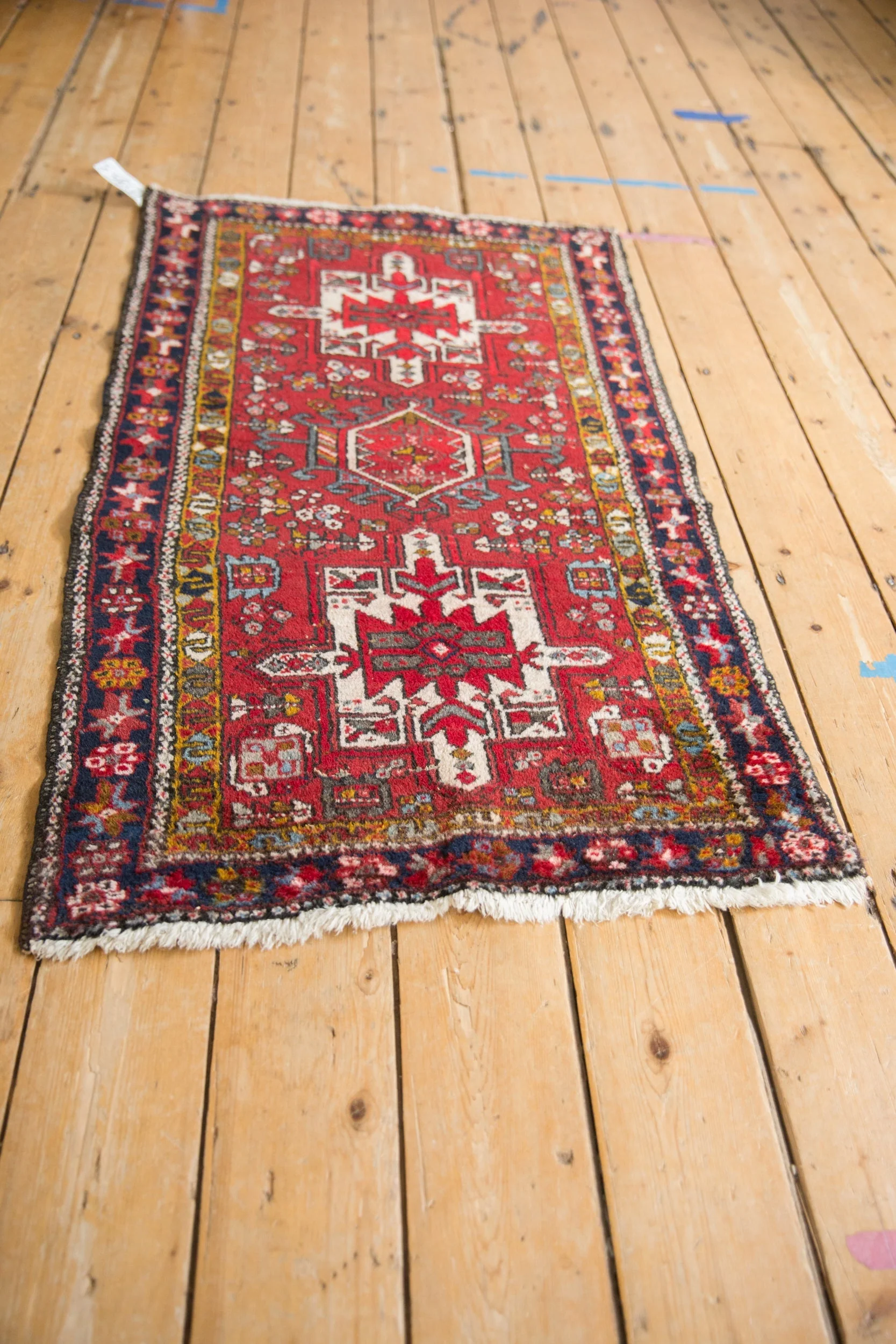 2.5x4.5 Vintage Fine Karaja Rug - Image 4