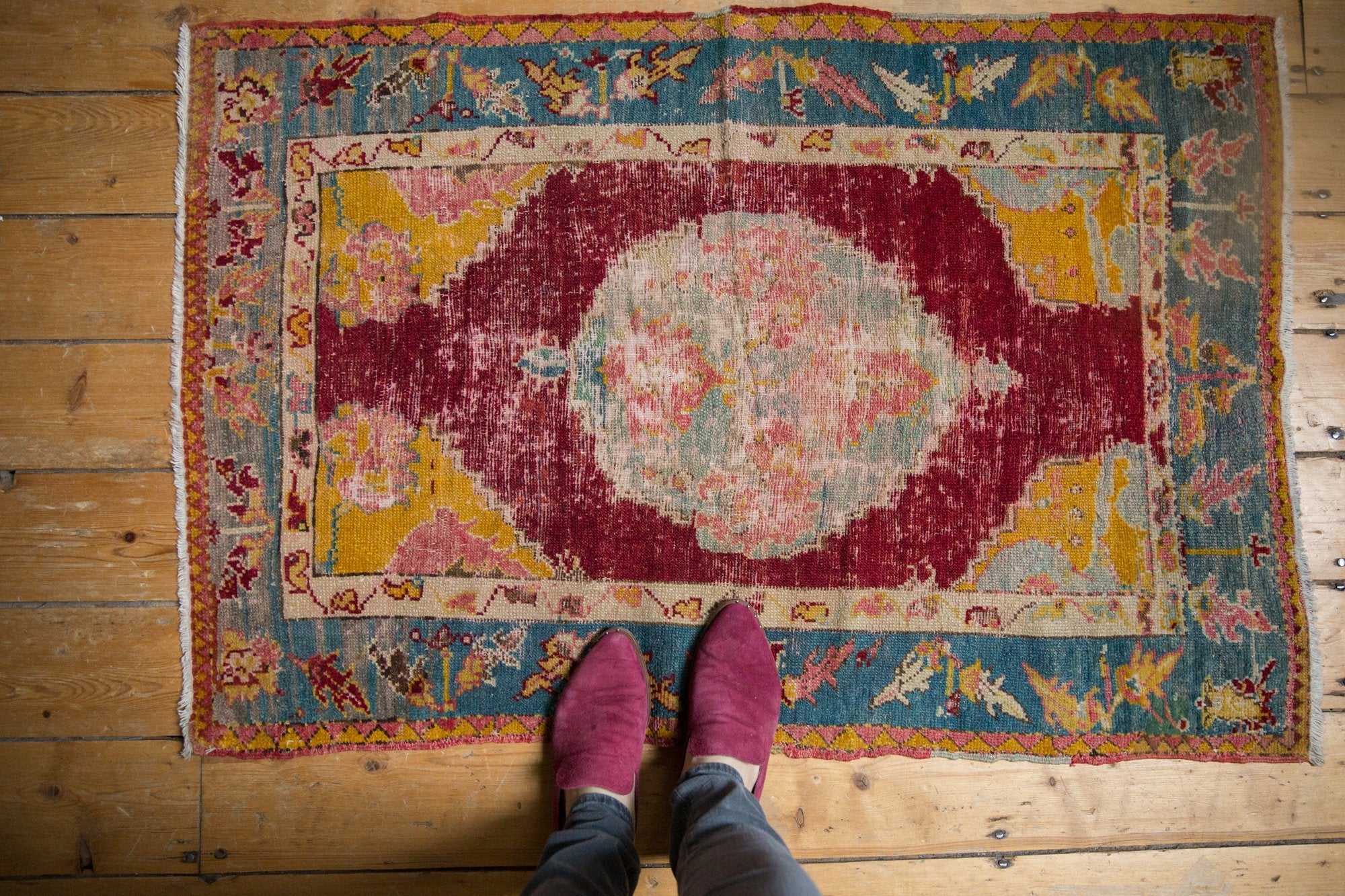2.5x4 Antique Anatolian Rug - Image 2