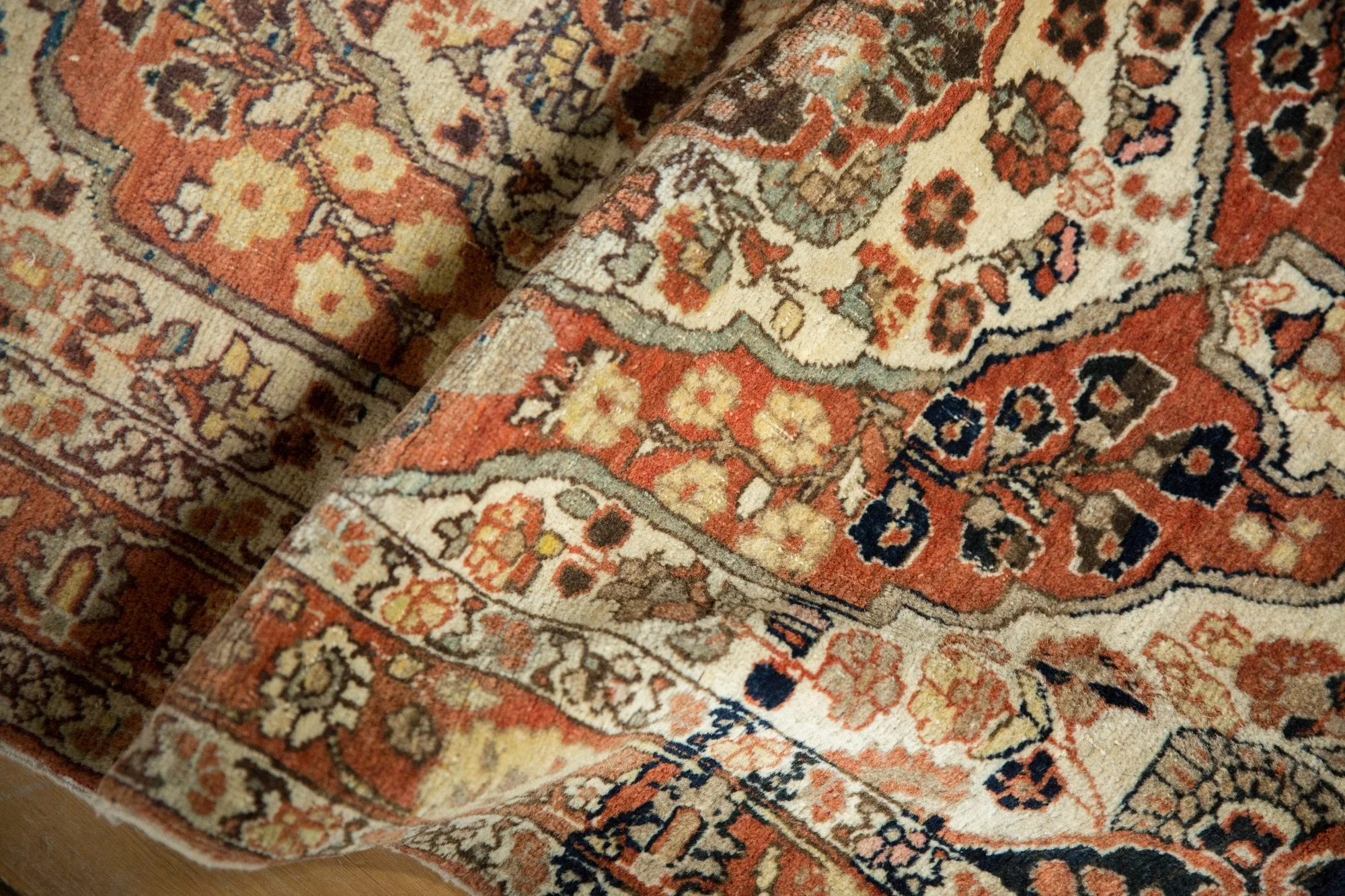 2.5x4 Antique Haji Jalili Tabriz Rug - Image 9
