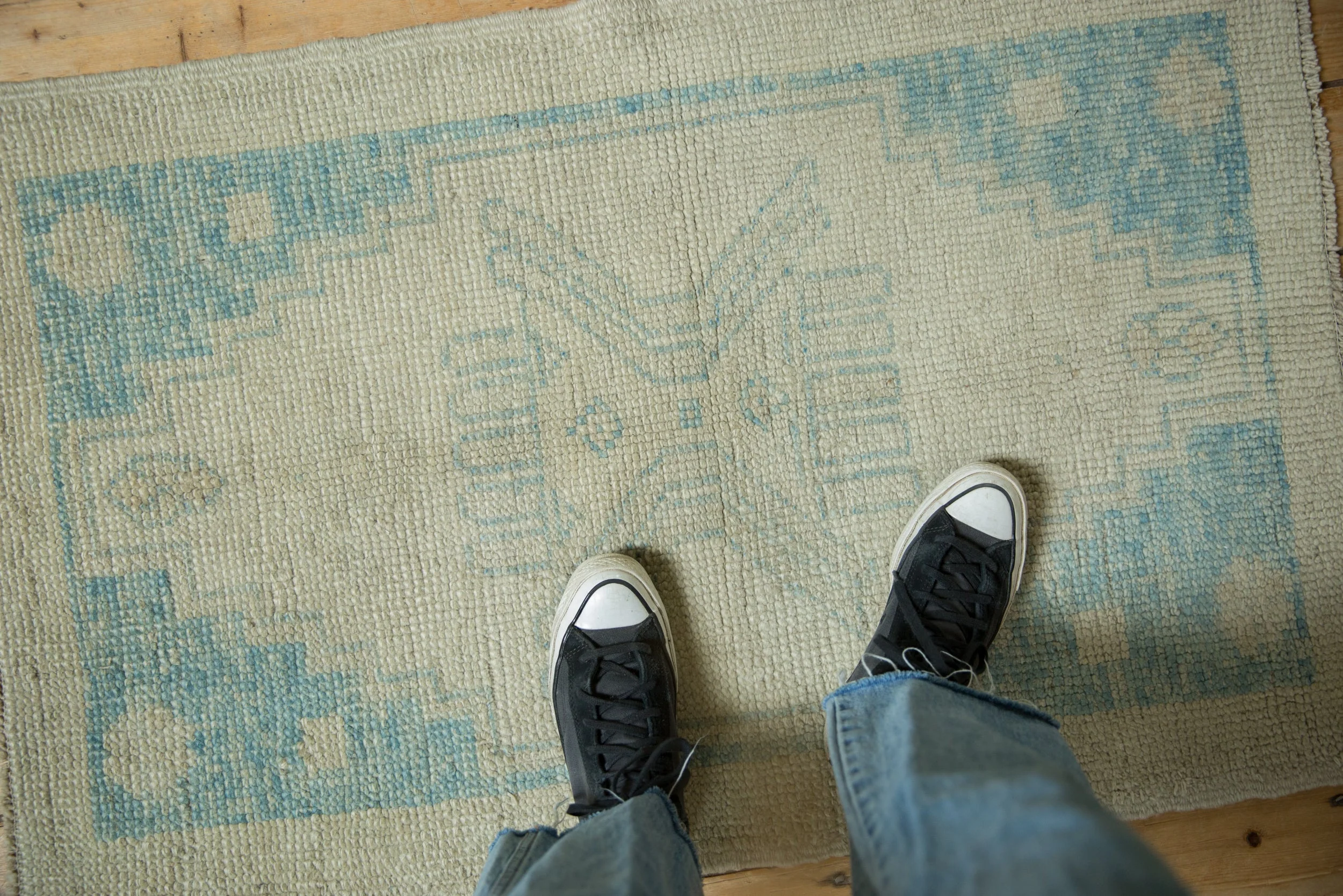 2.5x4 Distressed Oushak Rug - Image 2
