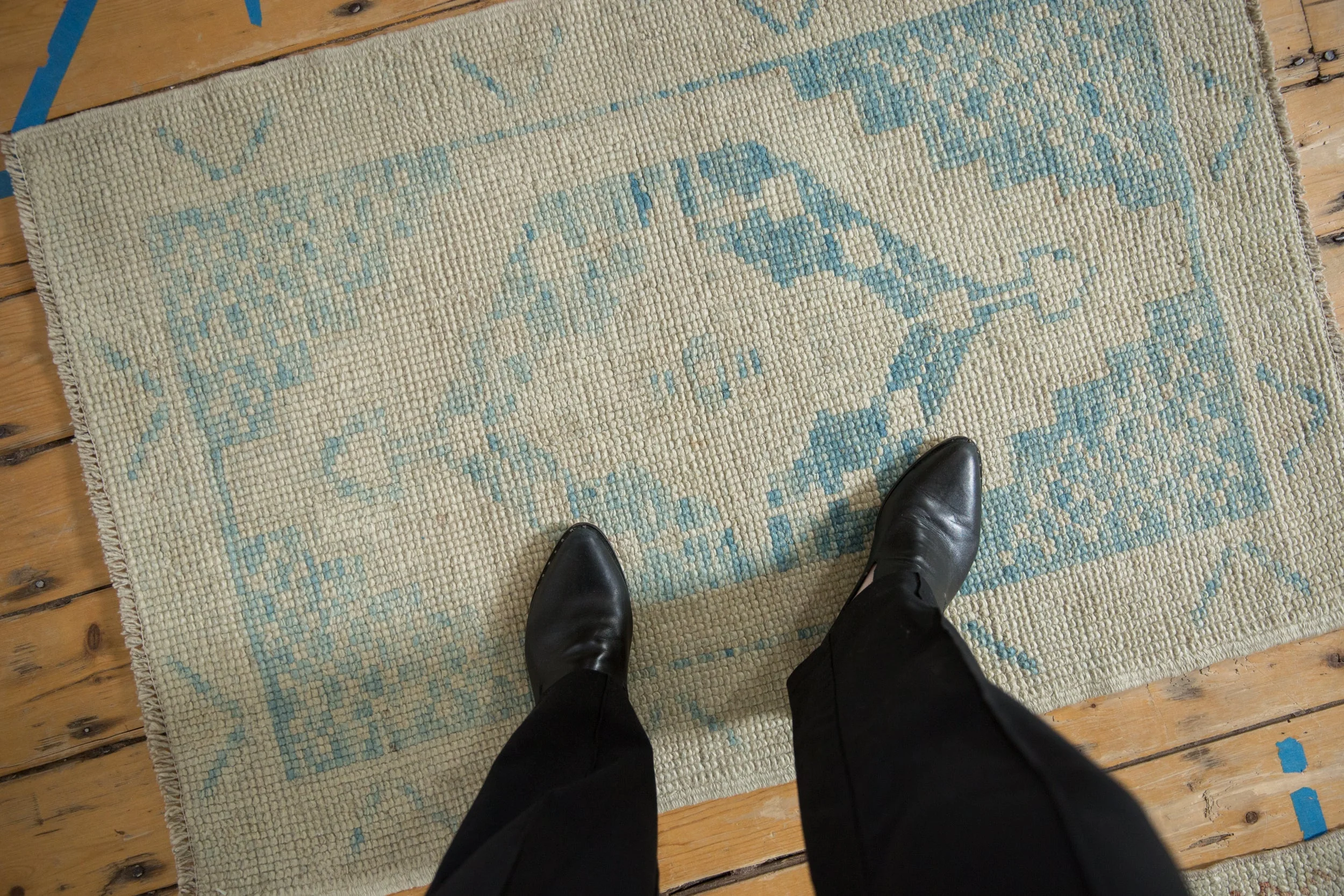 2.5x4 Distressed Oushak Rug - Image 2