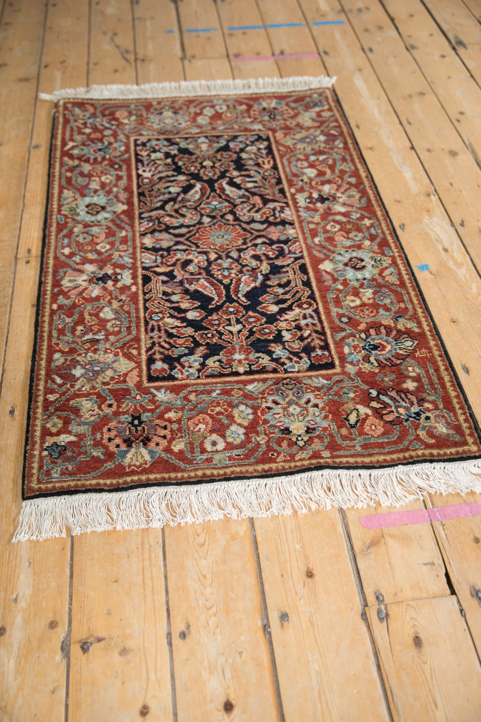 2.5x4 Vintage Armenian Hamadan Design Rug - Image 4