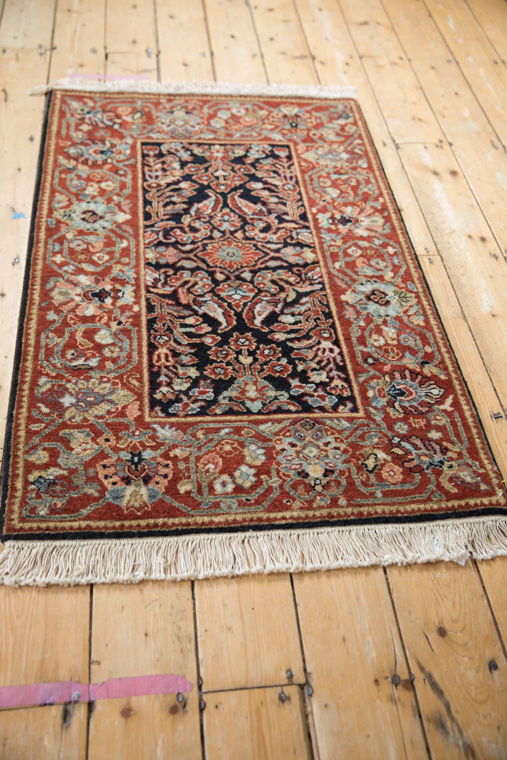 2.5x4 Vintage Armenian Hamadan Design Rug - Image 5