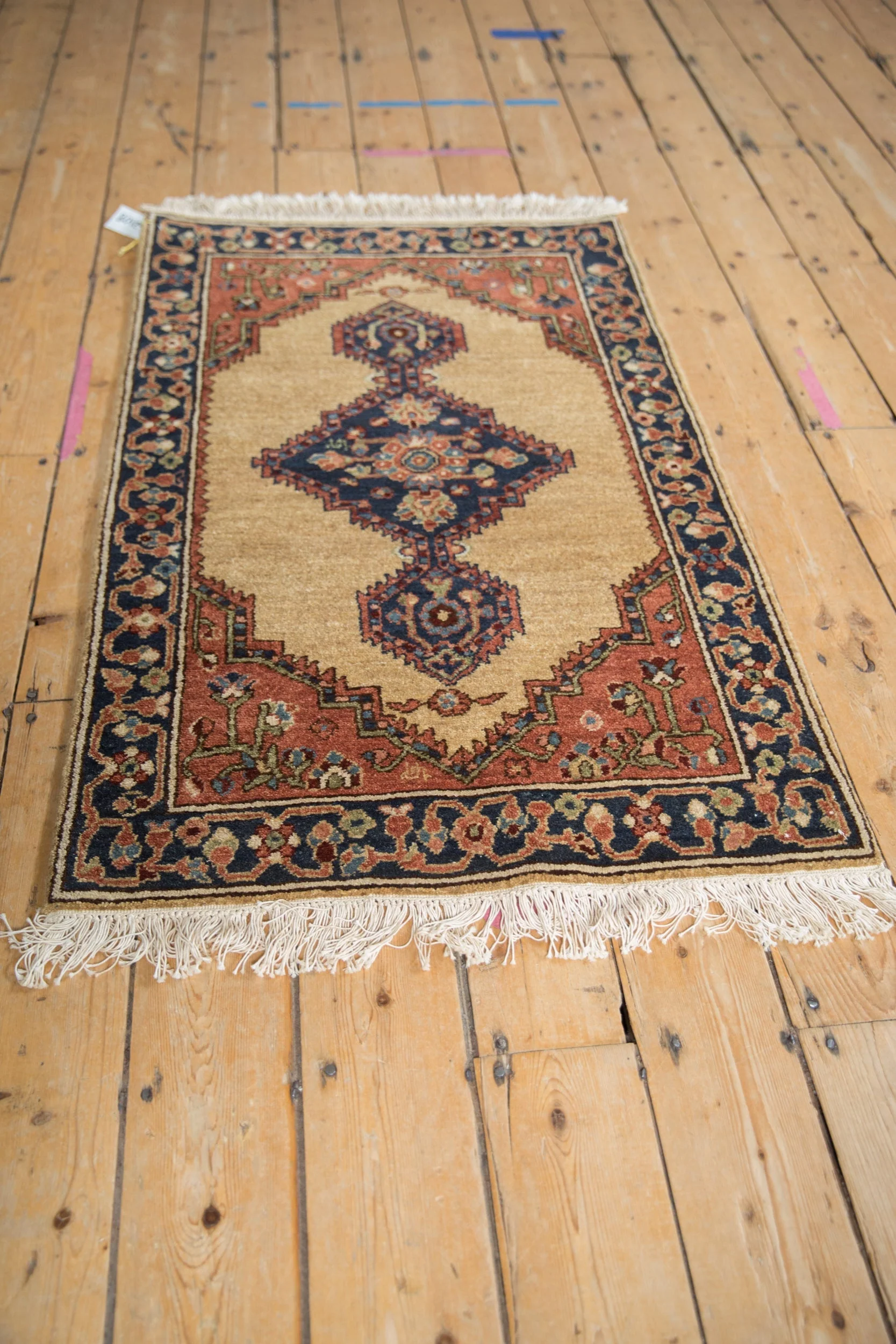 2.5x4 Vintage Armenian Serab Design Rug - Image 4