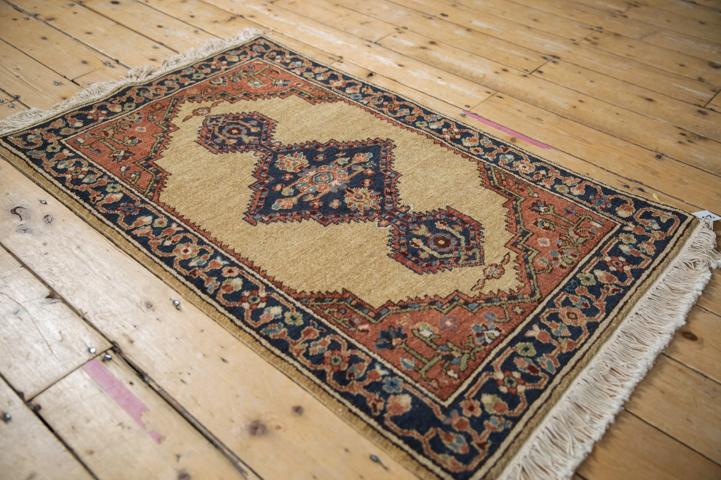2.5x4 Vintage Armenian Serab Design Rug - Image 6