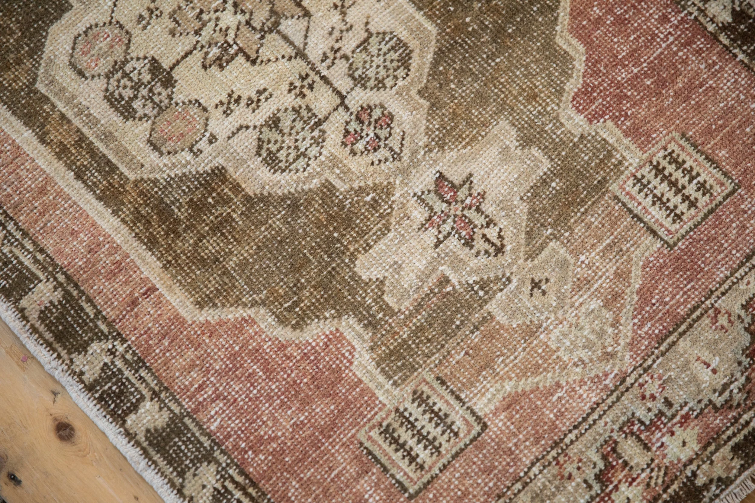 2.5x4 Vintage Distressed Oushak Rug - Image 7