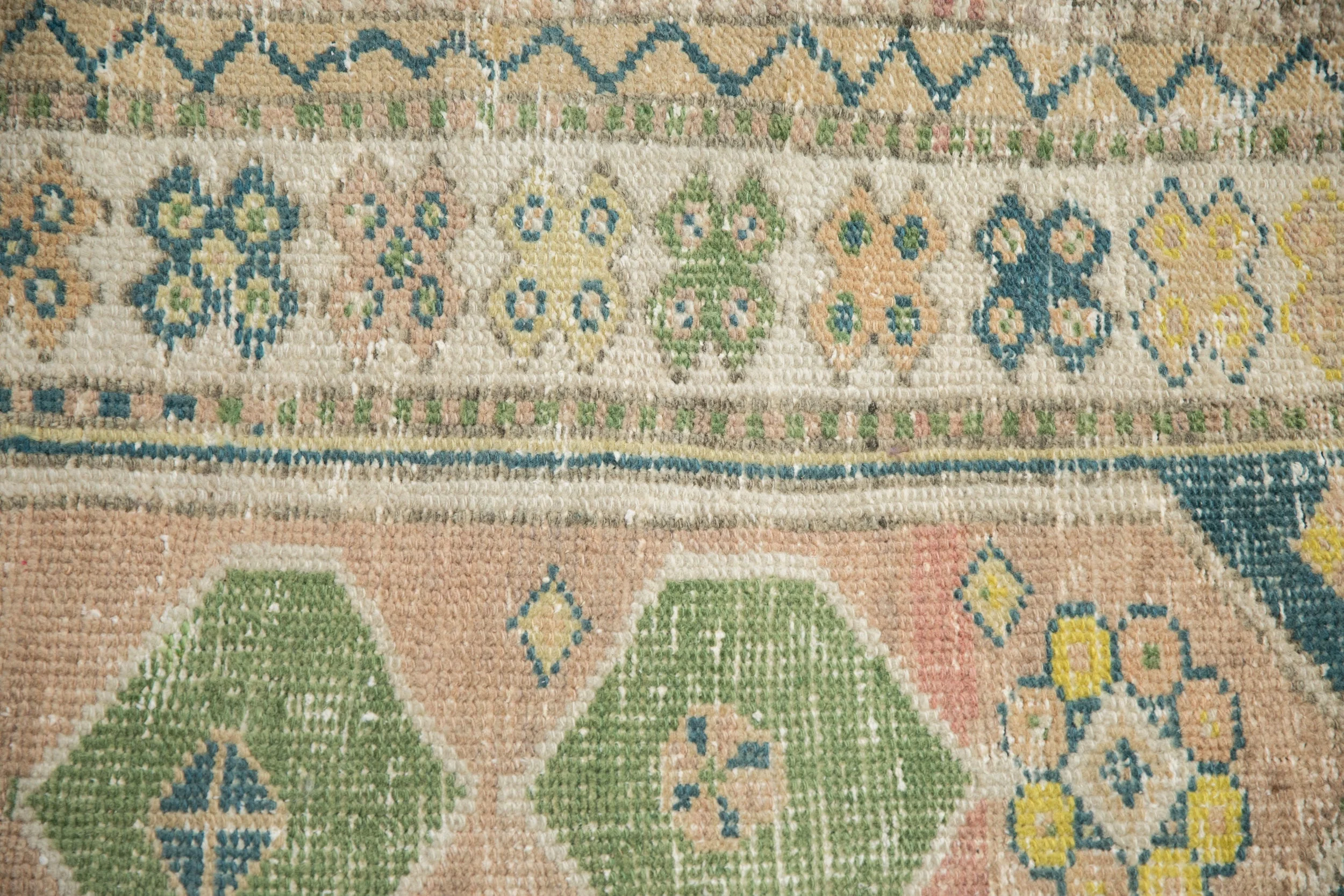 2.5x4 Vintage Distressed Oushak Rug - Image 3