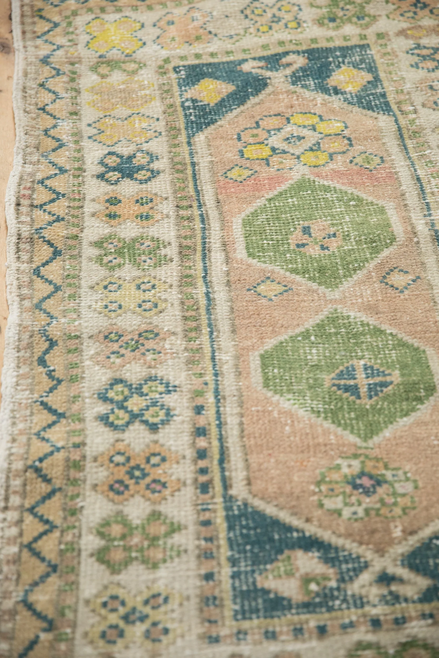2.5x4 Vintage Distressed Oushak Rug - Image 6