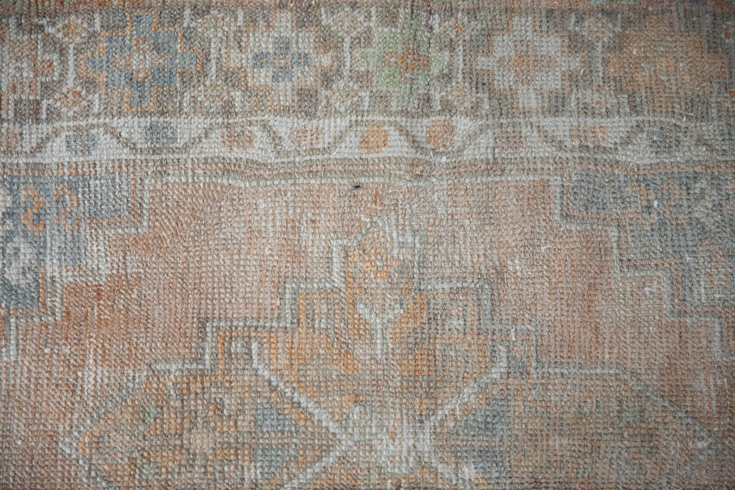 2.5x4 Vintage Distressed Oushak Rug - Image 3