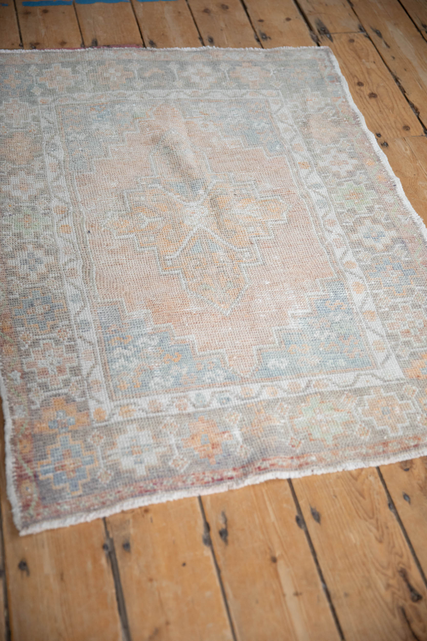 2.5x4 Vintage Distressed Oushak Rug - Image 5