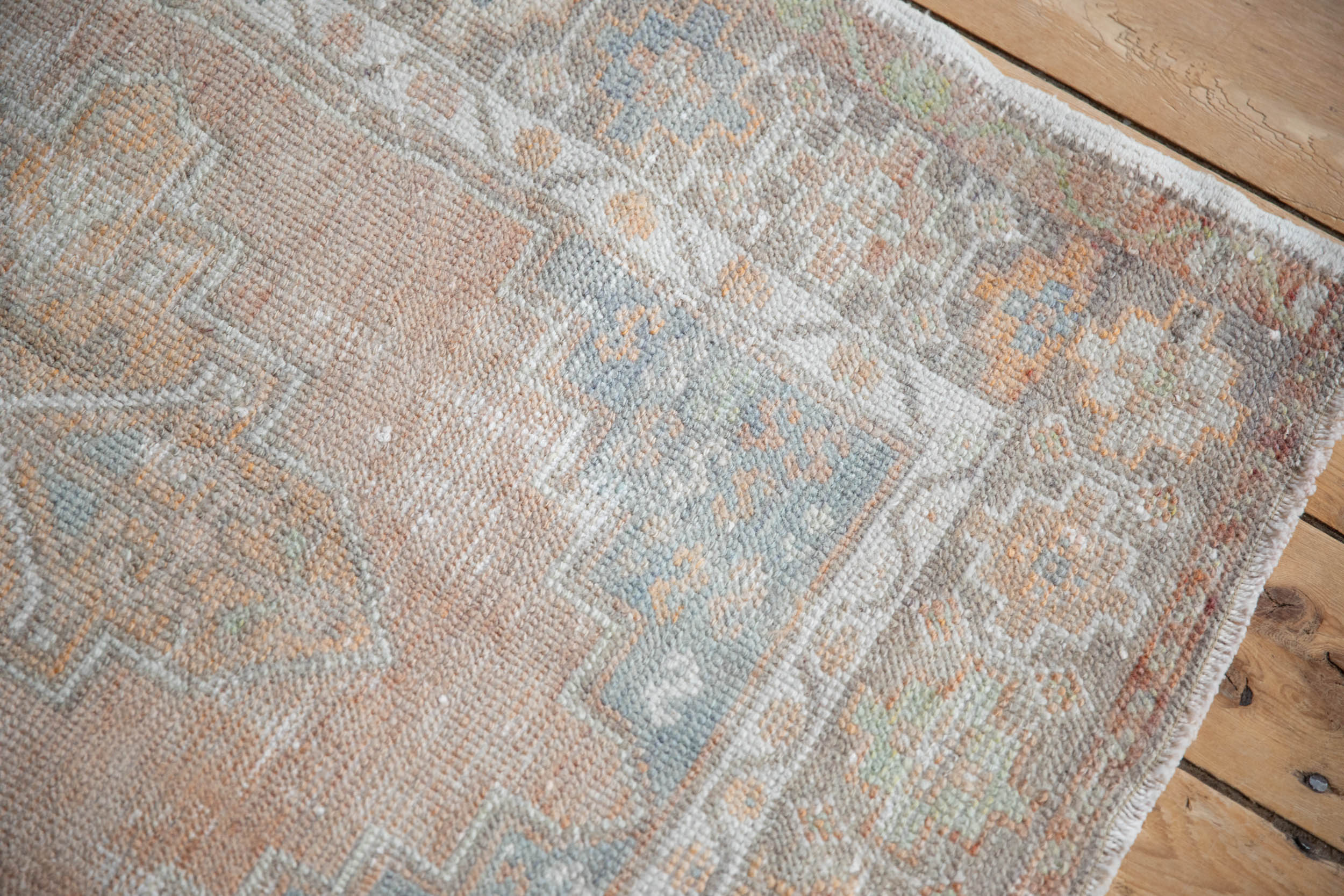 2.5x4 Vintage Distressed Oushak Rug - Image 6