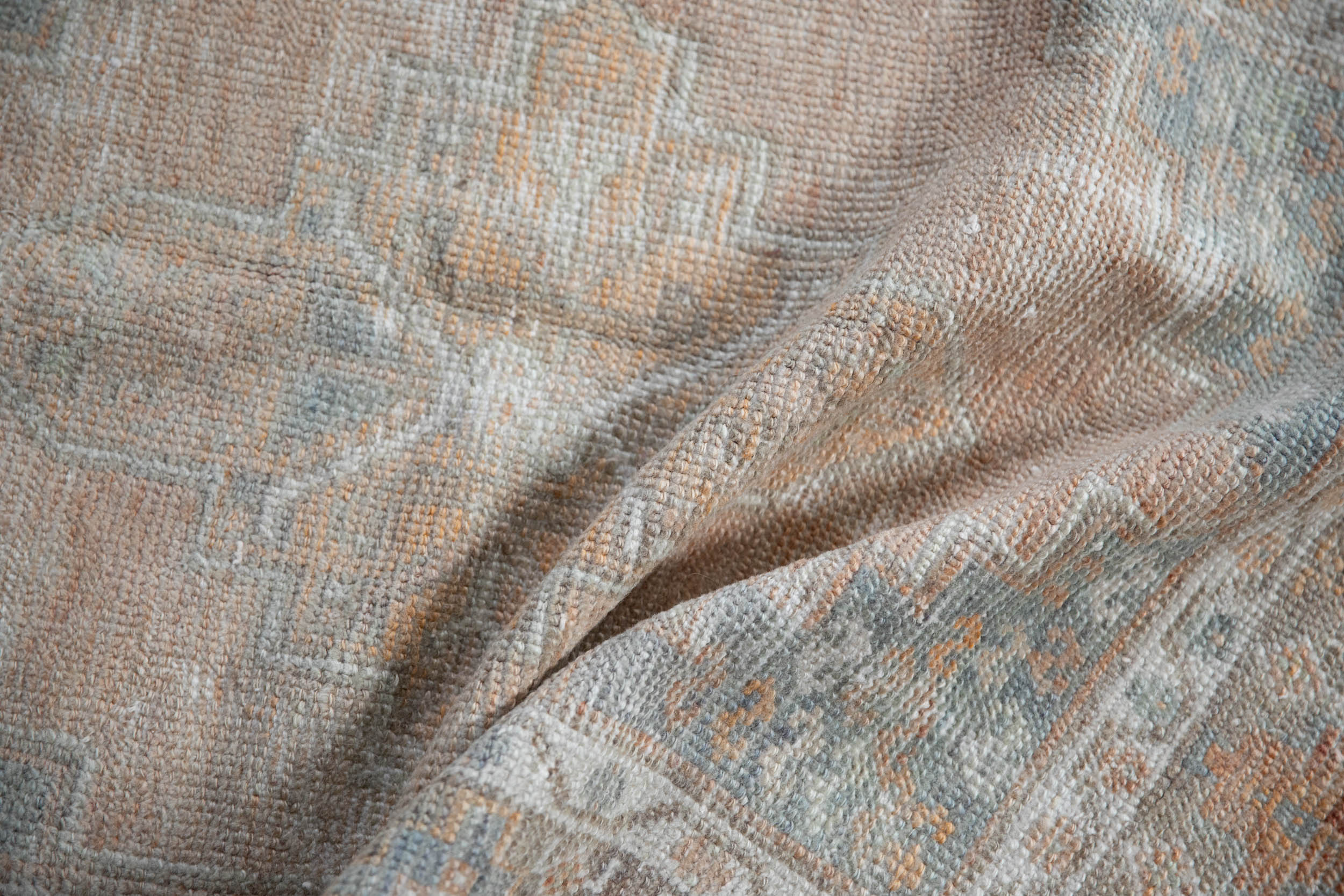 2.5x4 Vintage Distressed Oushak Rug - Image 7