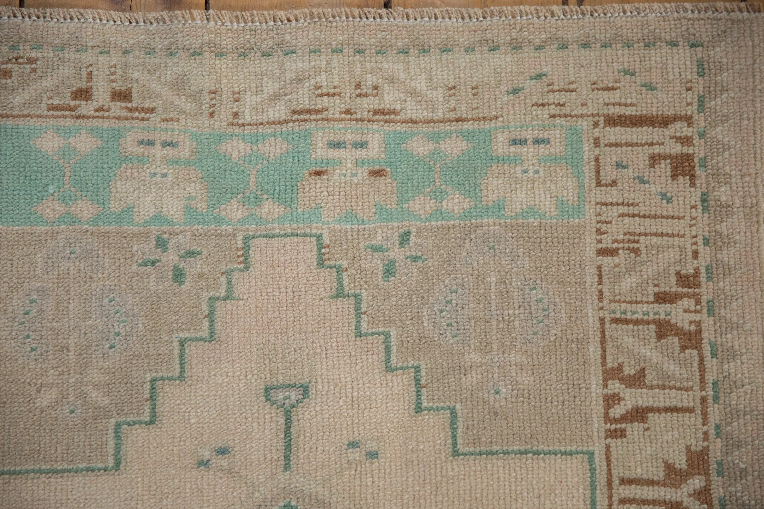 2.5x4 Vintage Distressed Oushak Rug - Image 3