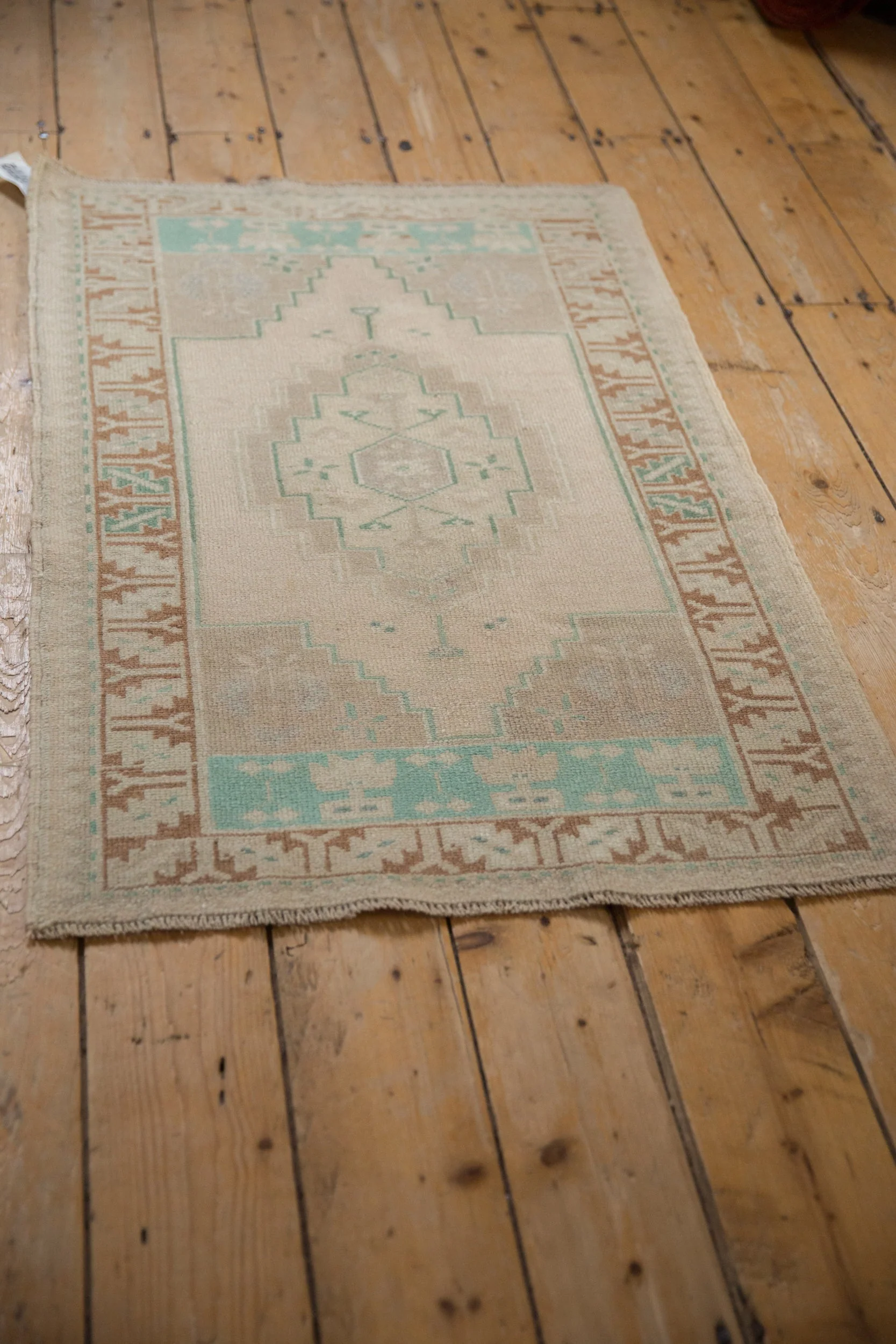 2.5x4 Vintage Distressed Oushak Rug - Image 5