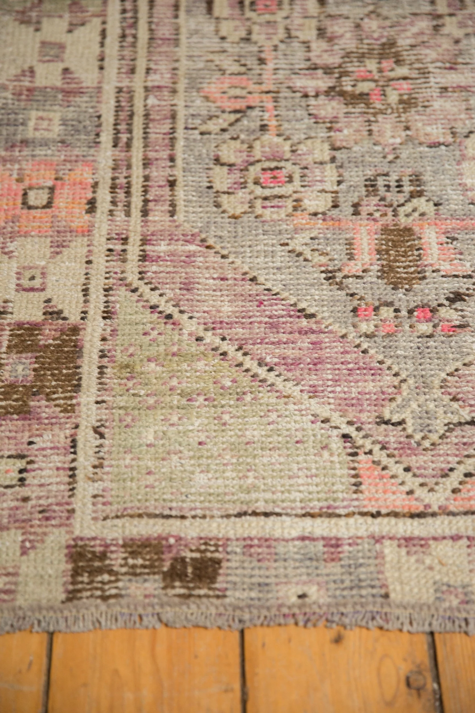 2.5x4 Vintage Distressed Oushak Rug - Image 5