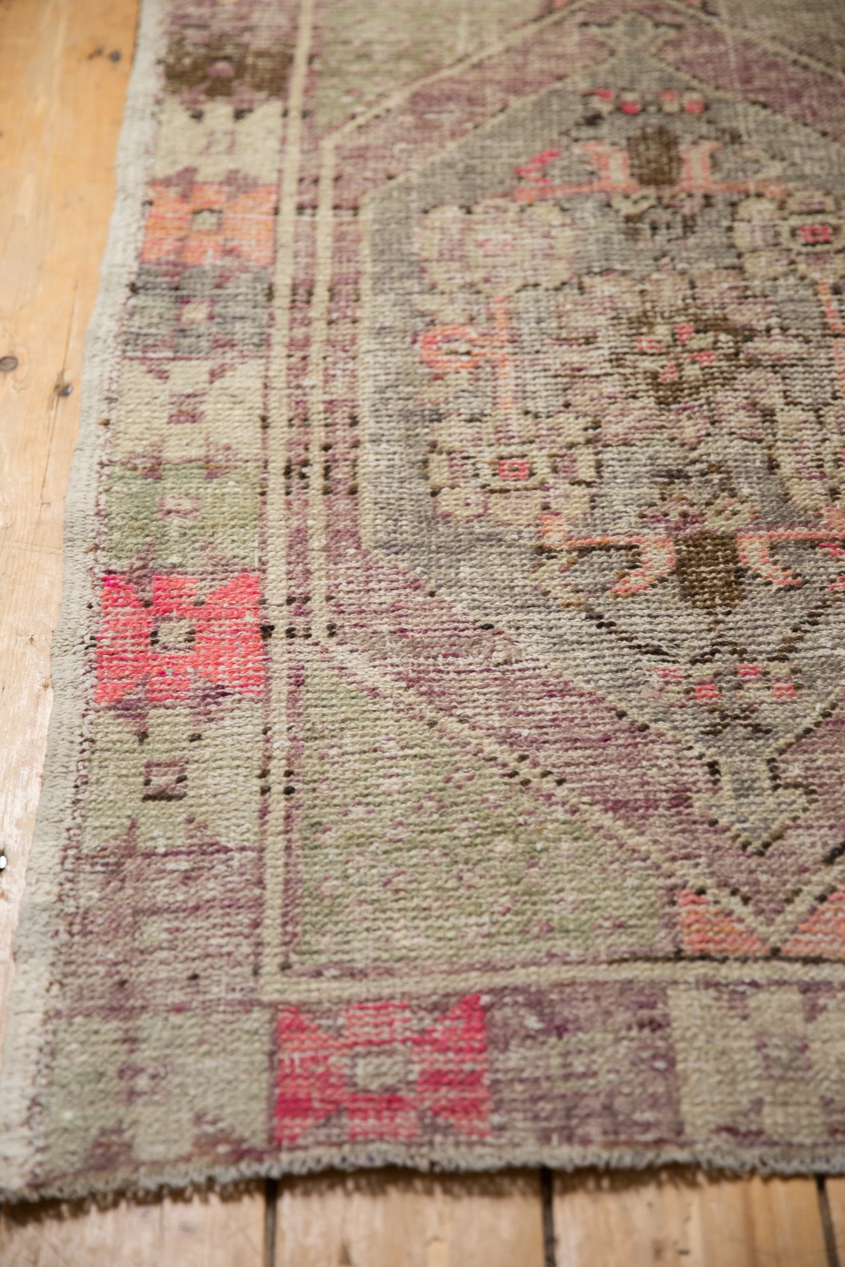 2.5x4 Vintage Distressed Oushak Rug - Image 7