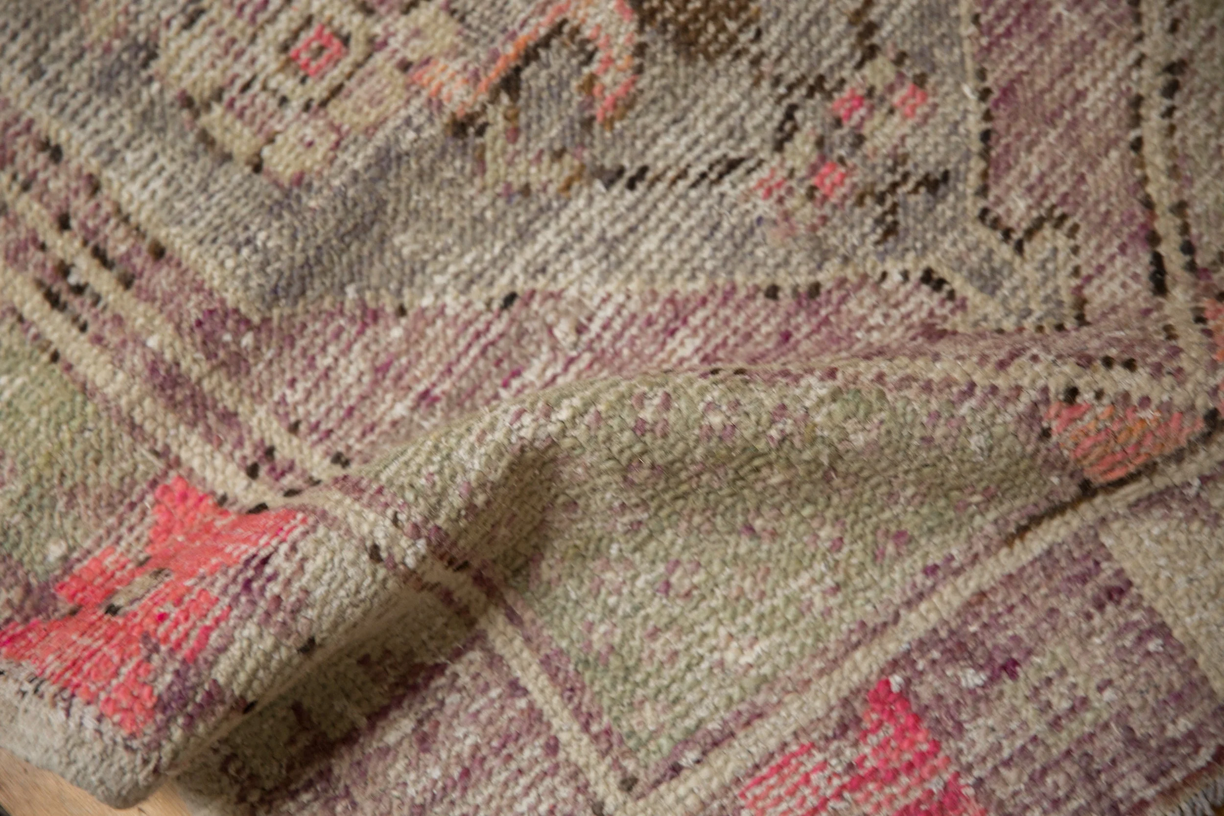 2.5x4 Vintage Distressed Oushak Rug - Image 8