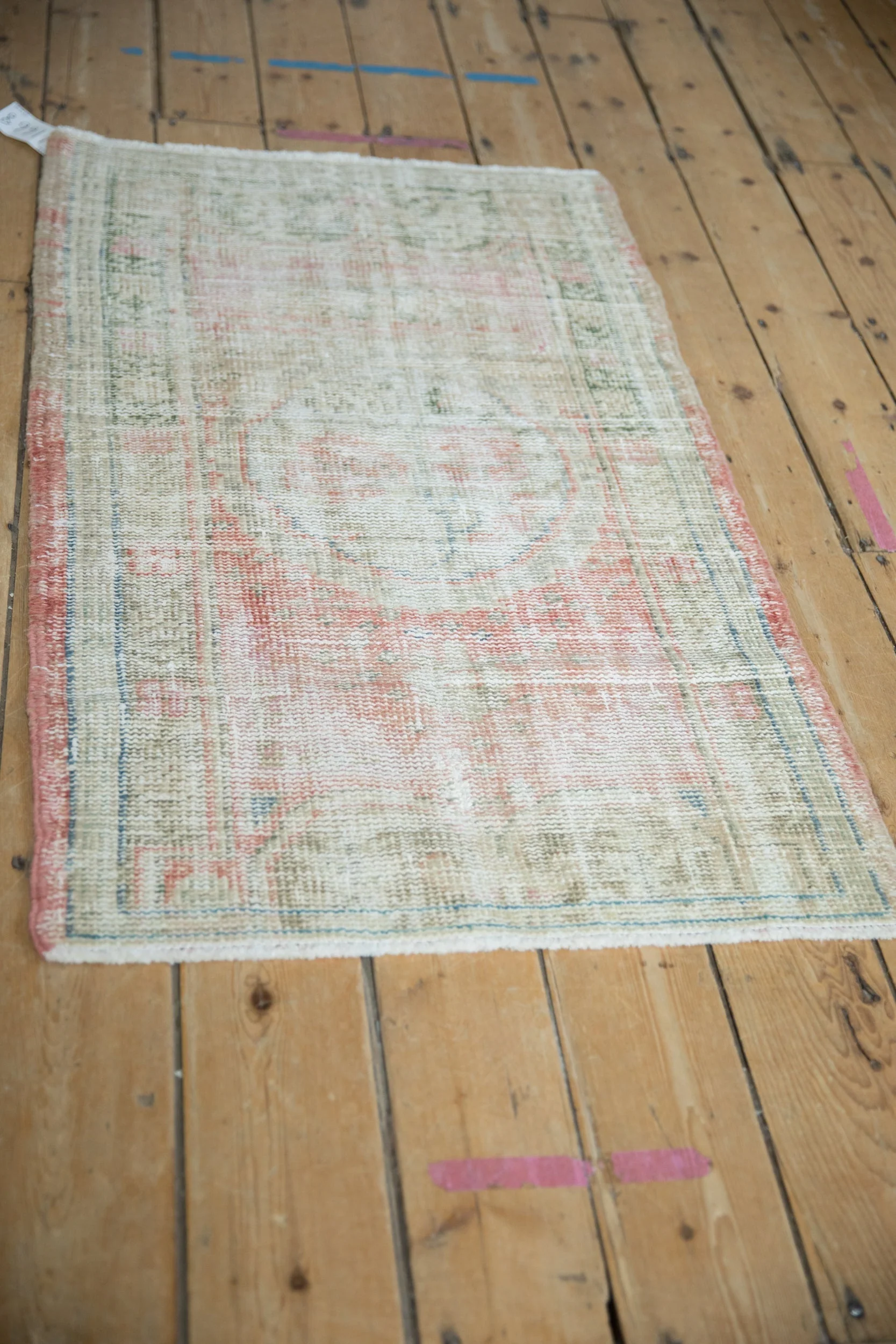 2.5x4 Vintage Distressed Oushak Rug - Image 3