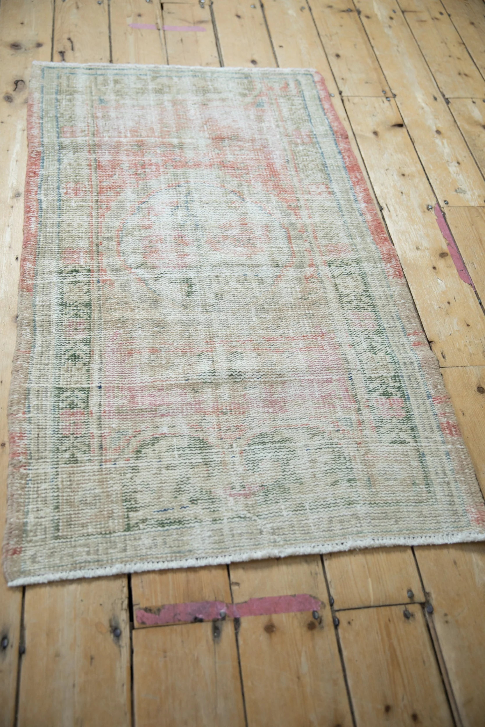2.5x4 Vintage Distressed Oushak Rug - Image 4