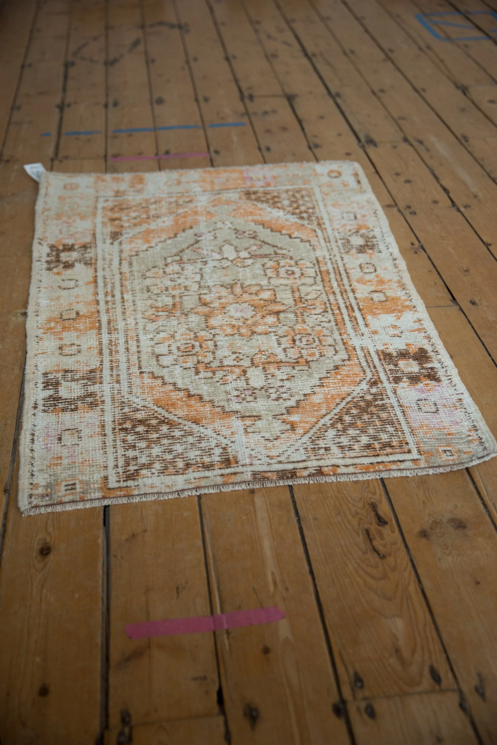 2.5x4 Vintage Distressed Oushak Rug - Image 6