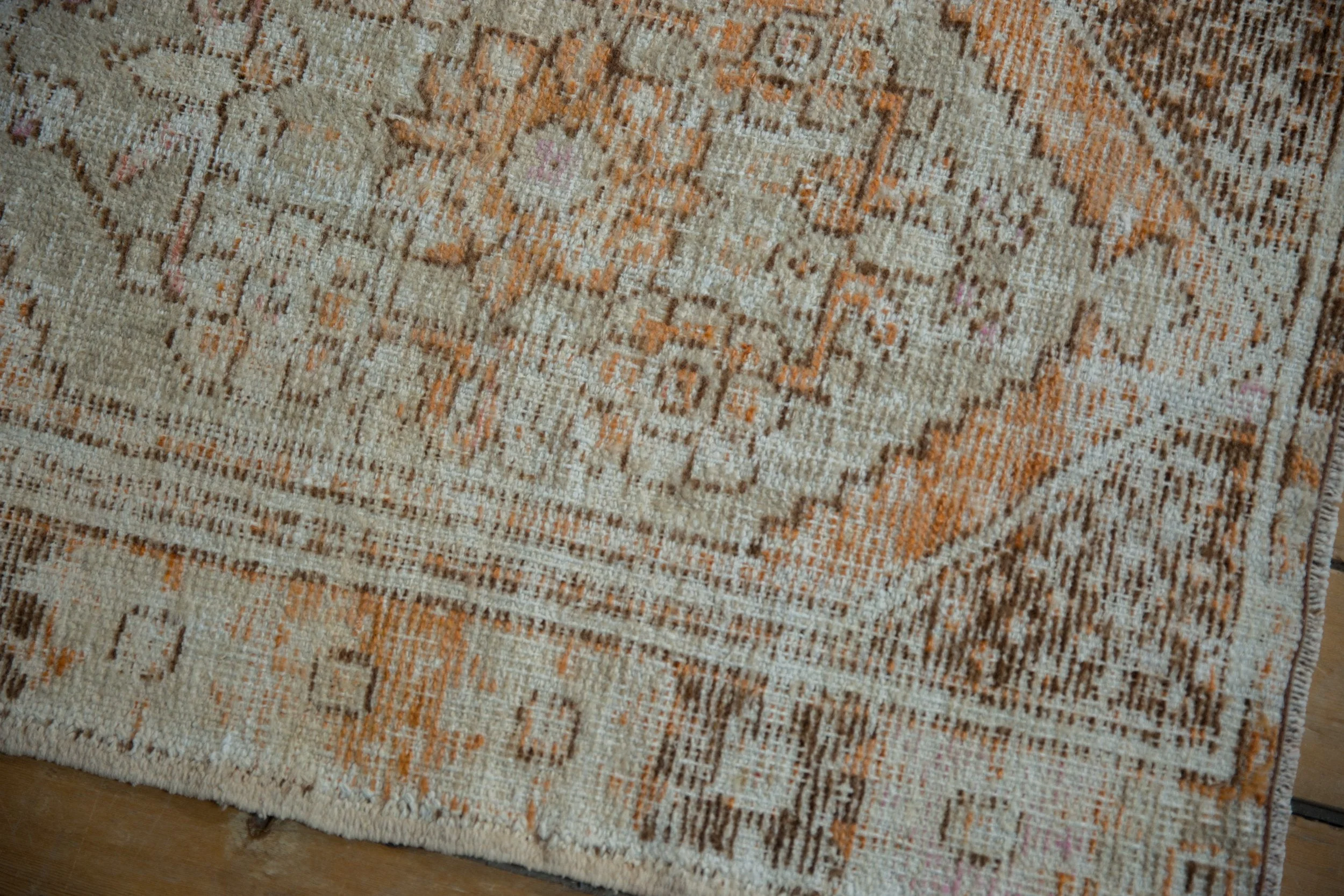 2.5x4 Vintage Distressed Oushak Rug - Image 7