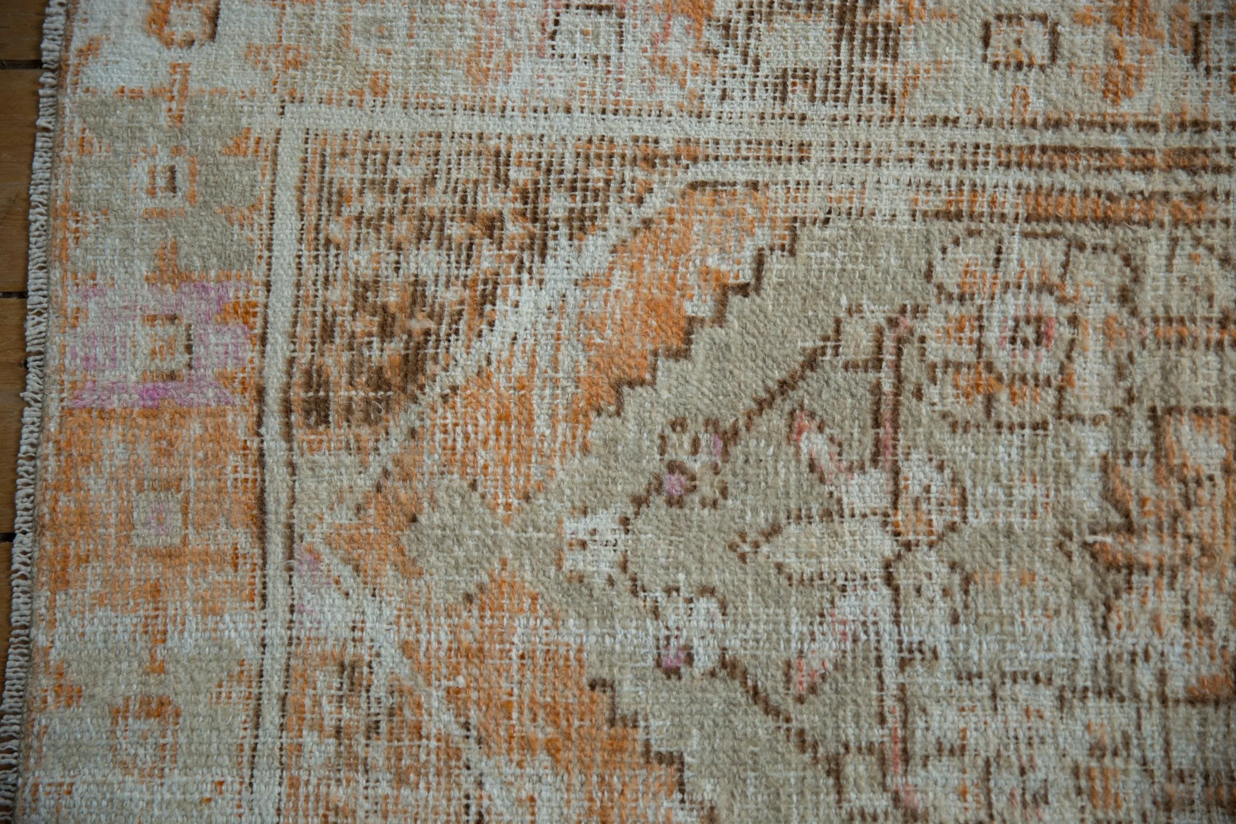 2.5x4 Vintage Distressed Oushak Rug - Image 8