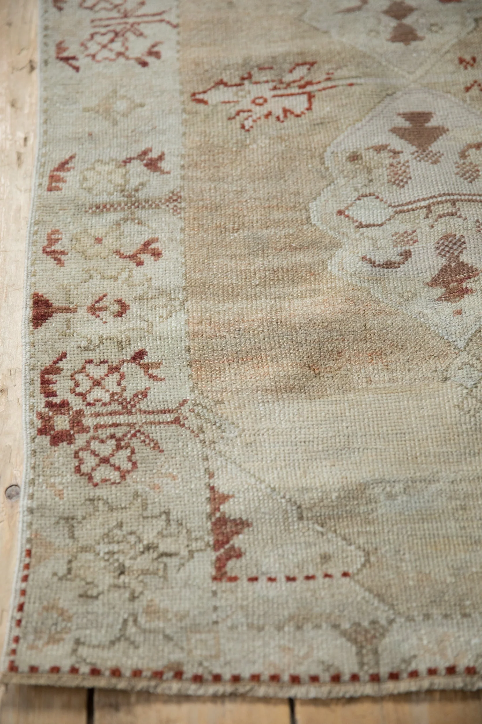 2.5x4 Vintage Distressed Oushak Rug - Image 6