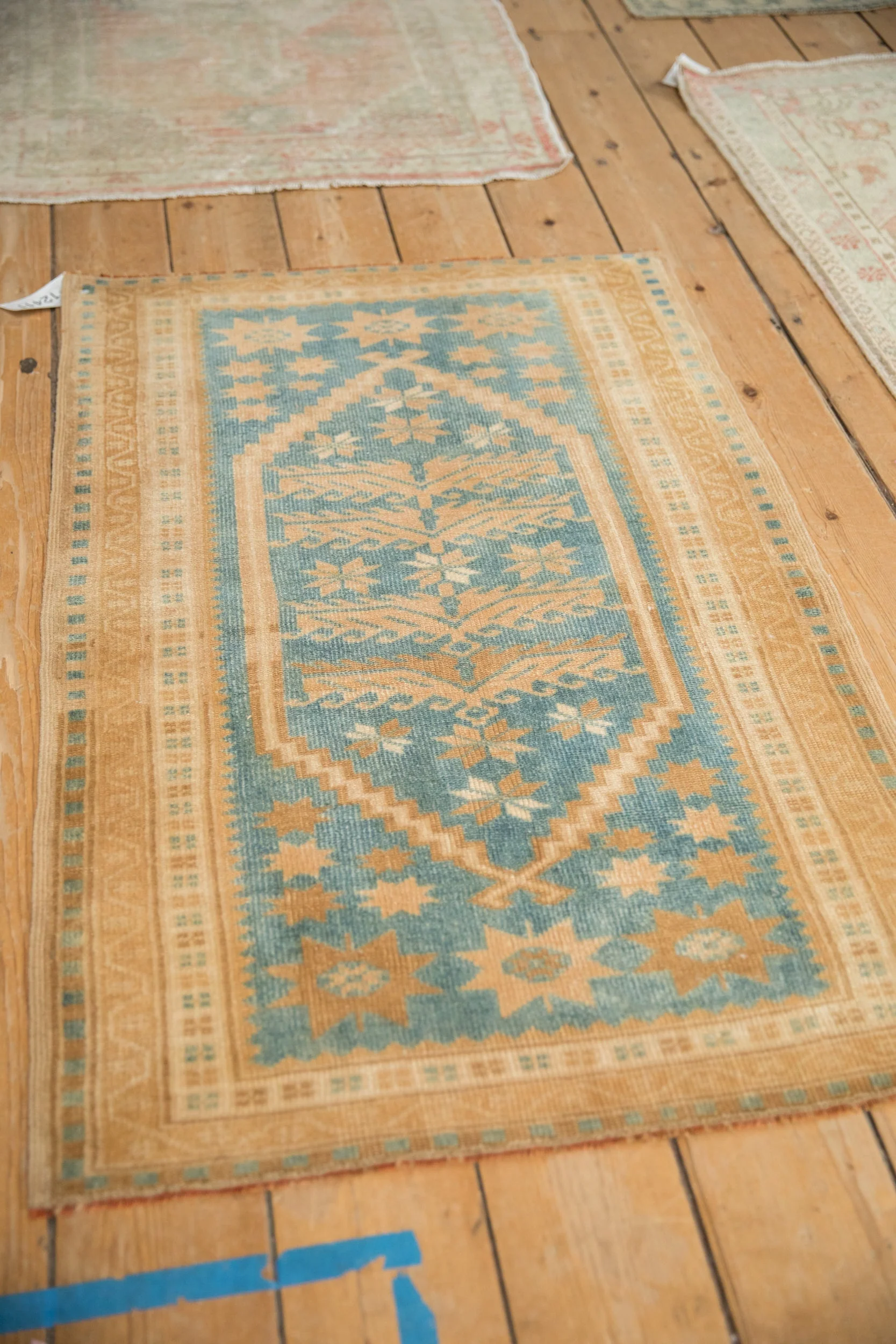 2.5x4 Vintage Distressed Oushak Rug - Image 4