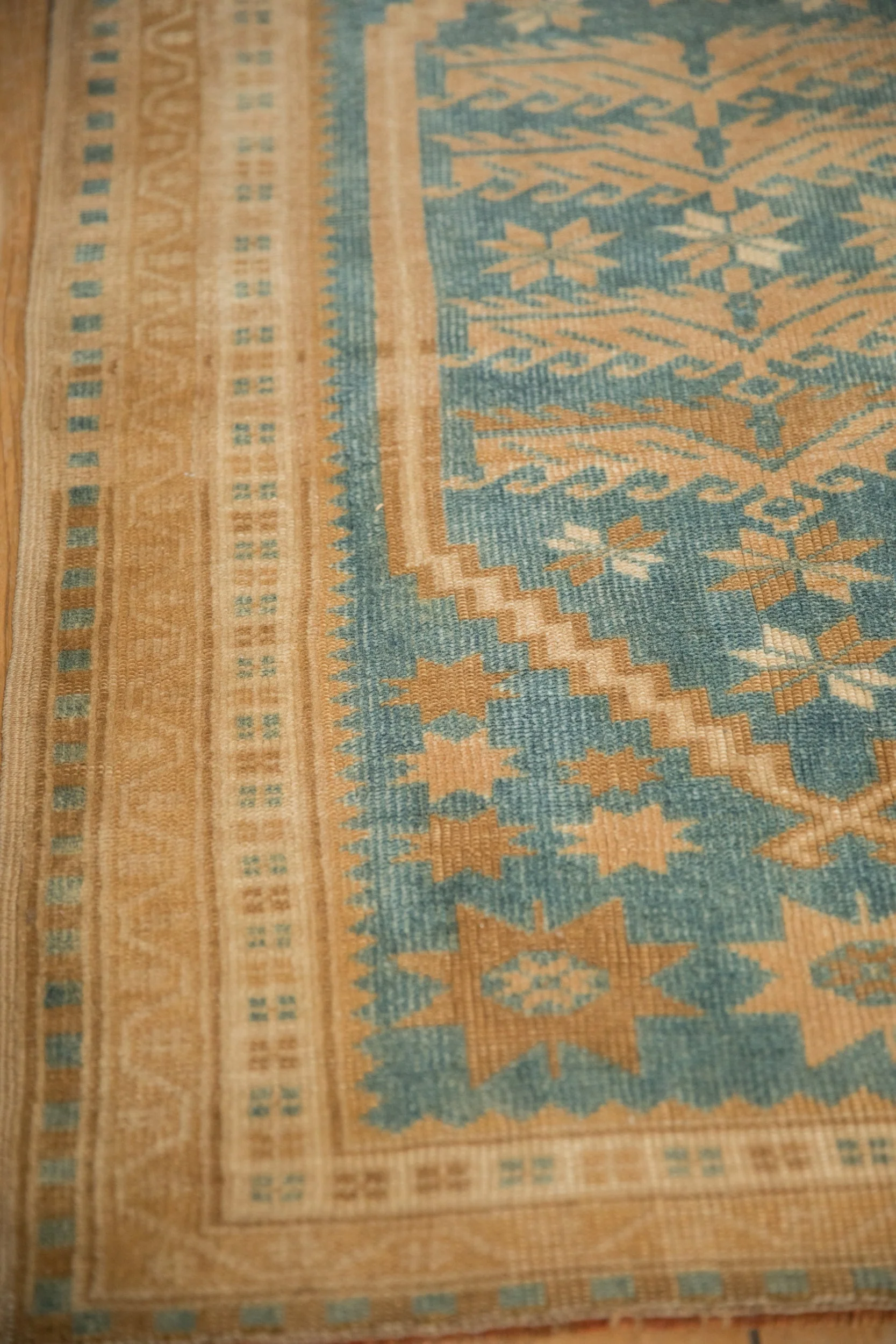 2.5x4 Vintage Distressed Oushak Rug - Image 5