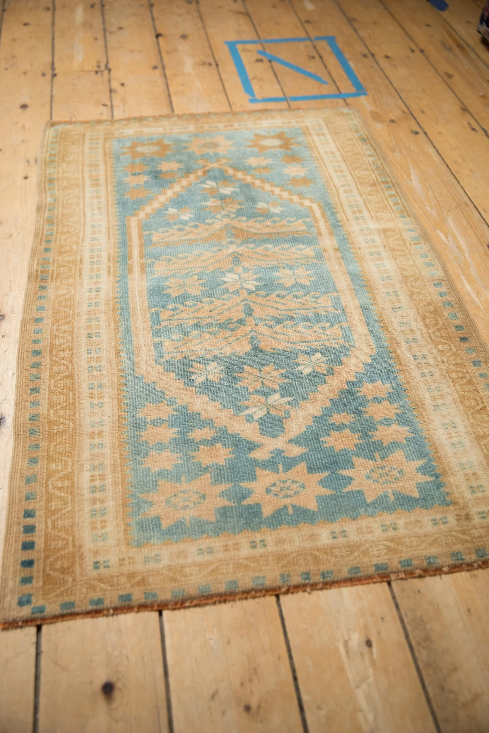 2.5x4 Vintage Distressed Oushak Rug - Image 6