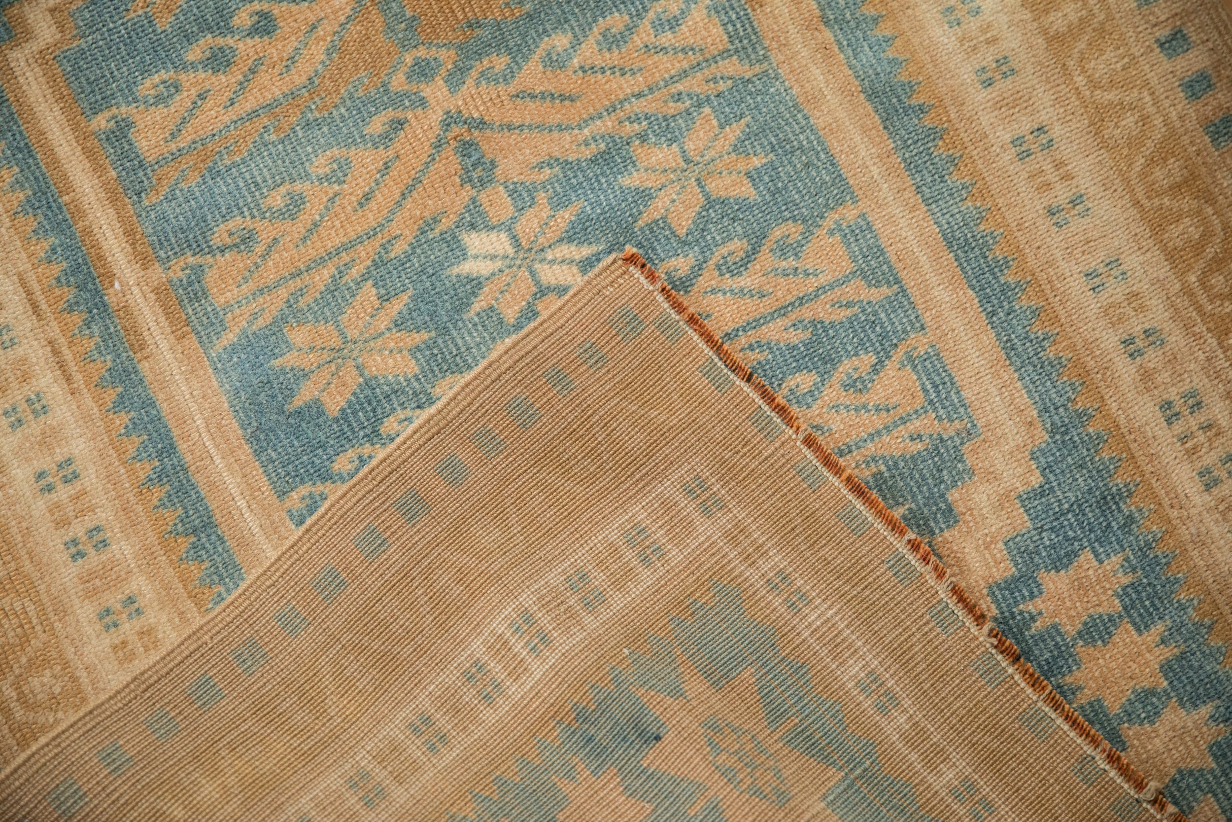 2.5x4 Vintage Distressed Oushak Rug - Image 9