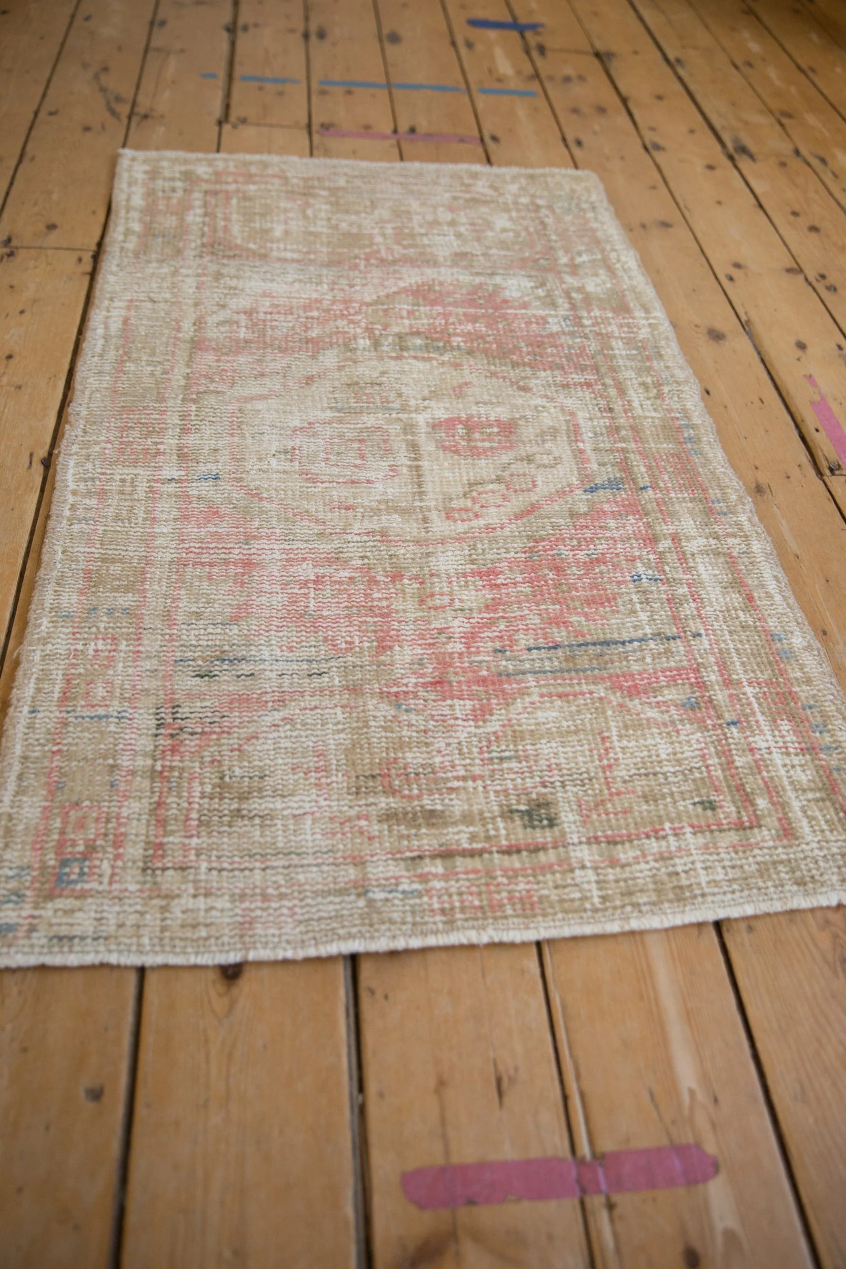 2.5x4 Vintage Distressed Oushak Rug - Image 4