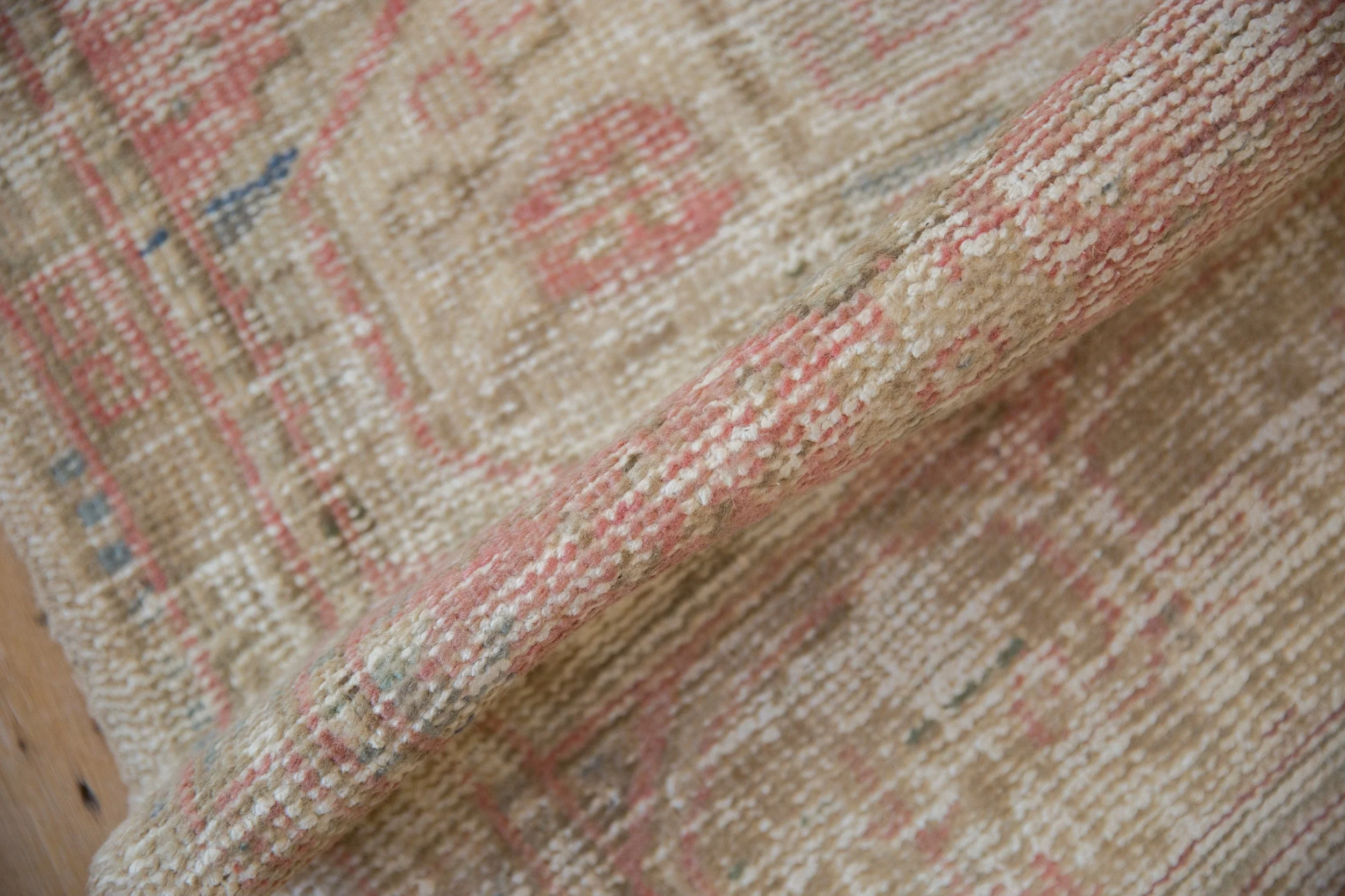2.5x4 Vintage Distressed Oushak Rug - Image 8