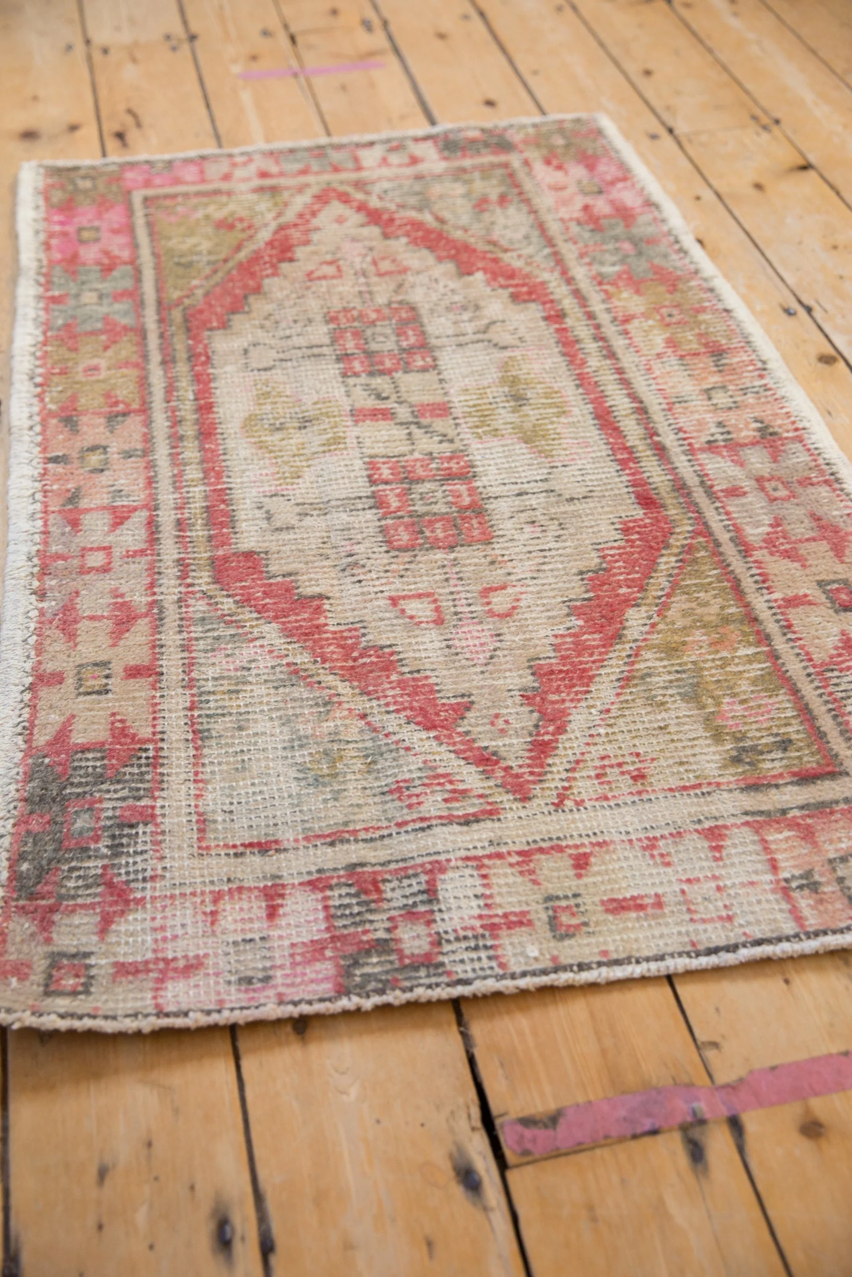 2.5x4 Vintage Distressed Oushak Rug - Image 5