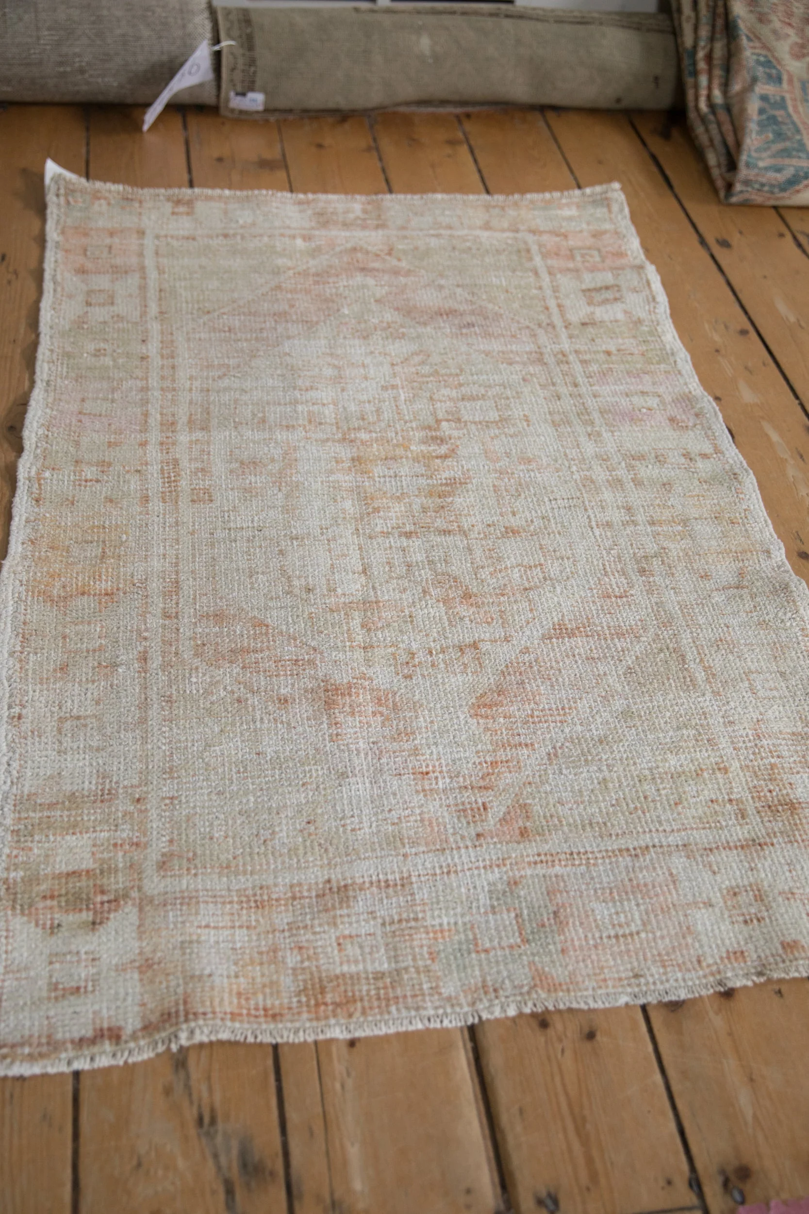 2.5x4 Vintage Distressed Oushak Rug - Image 4