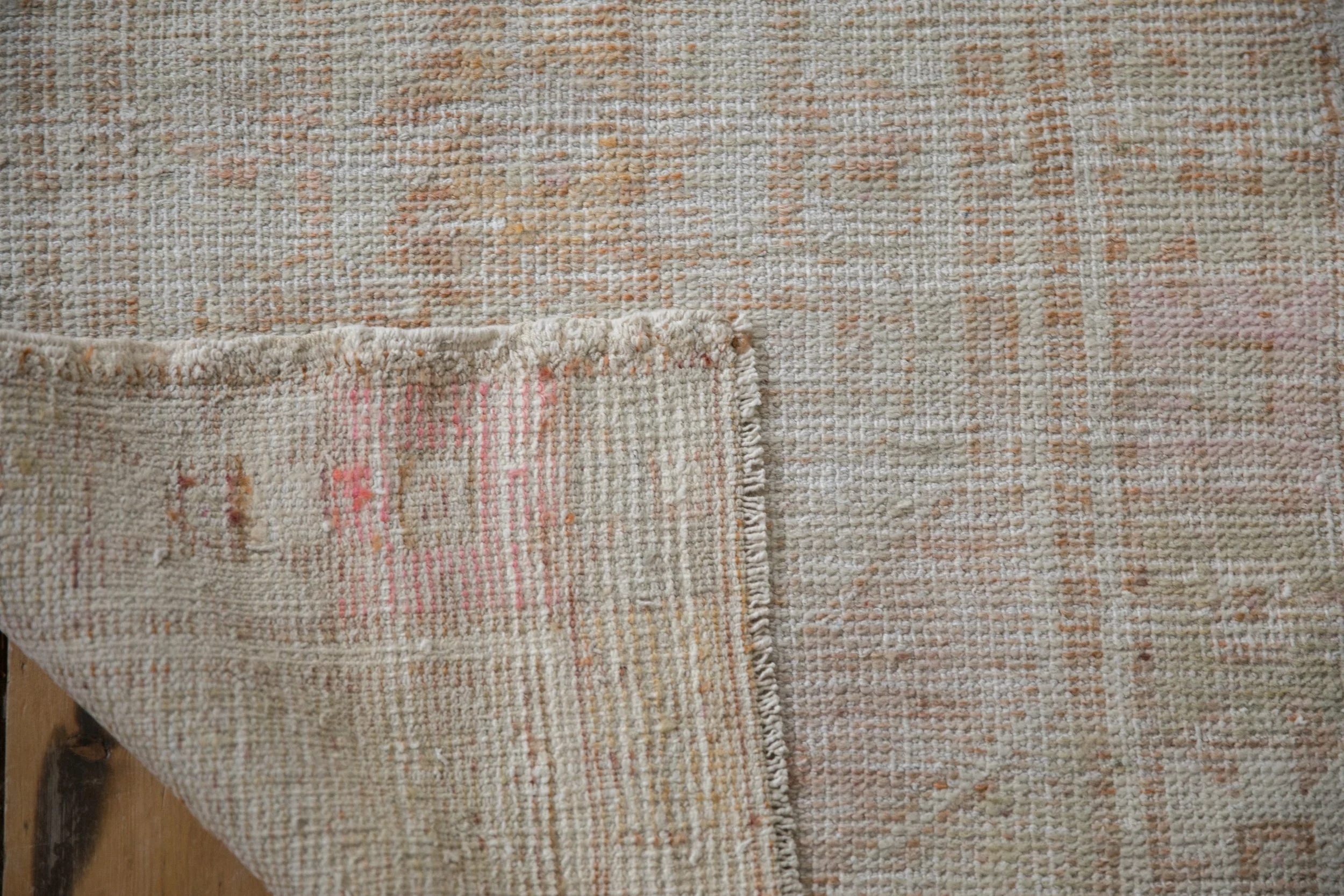 2.5x4 Vintage Distressed Oushak Rug - Image 9