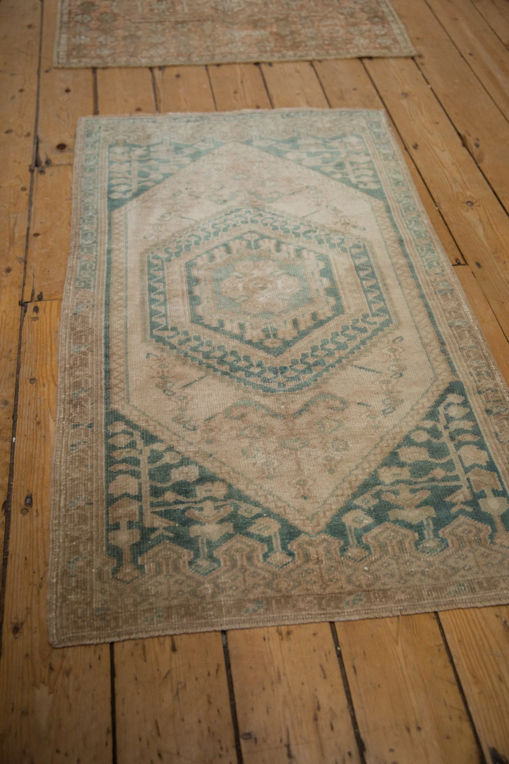 2.5x4 Vintage Distressed Oushak Rug - Image 4