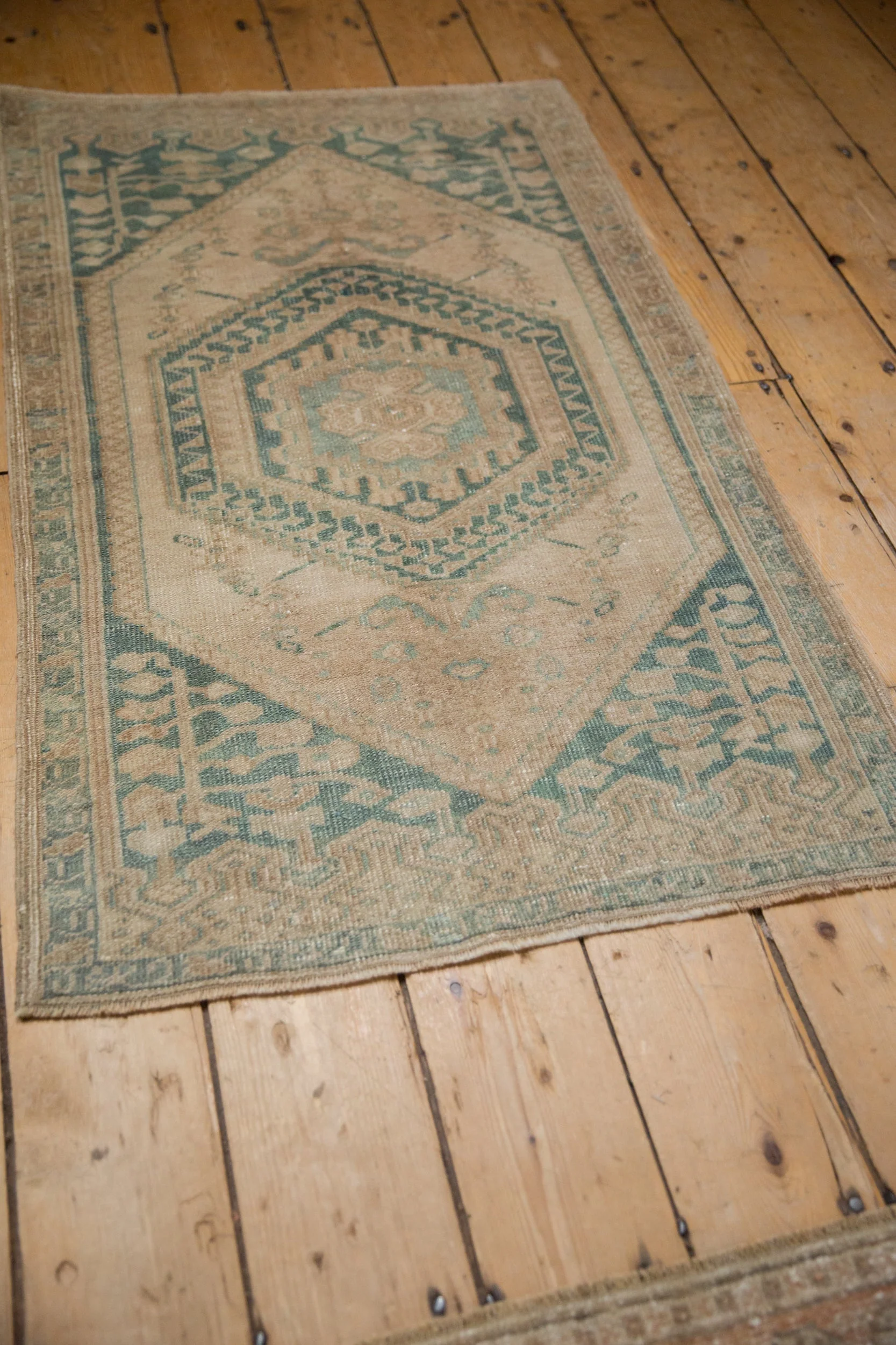 2.5x4 Vintage Distressed Oushak Rug - Image 6