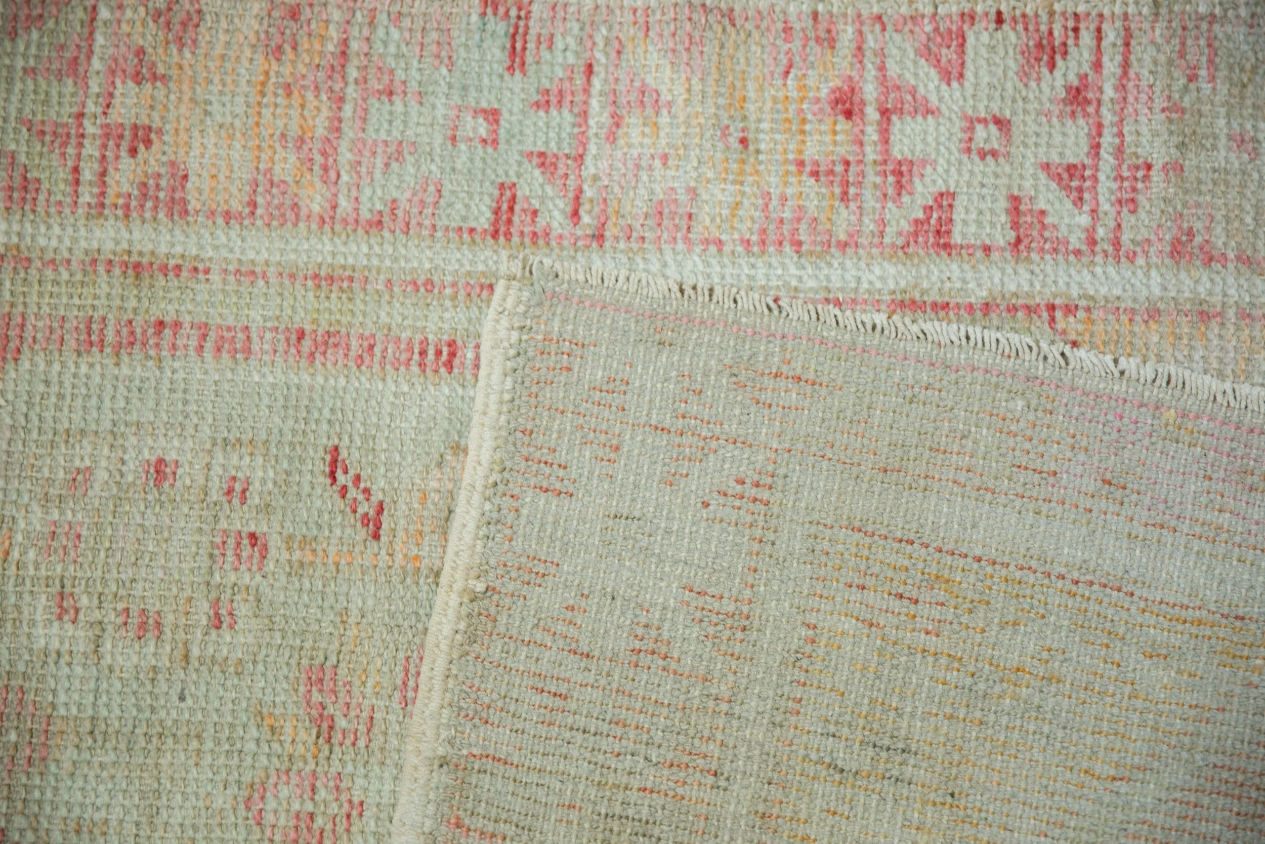 2.5x4 Vintage Distressed Oushak Rug - Image 11