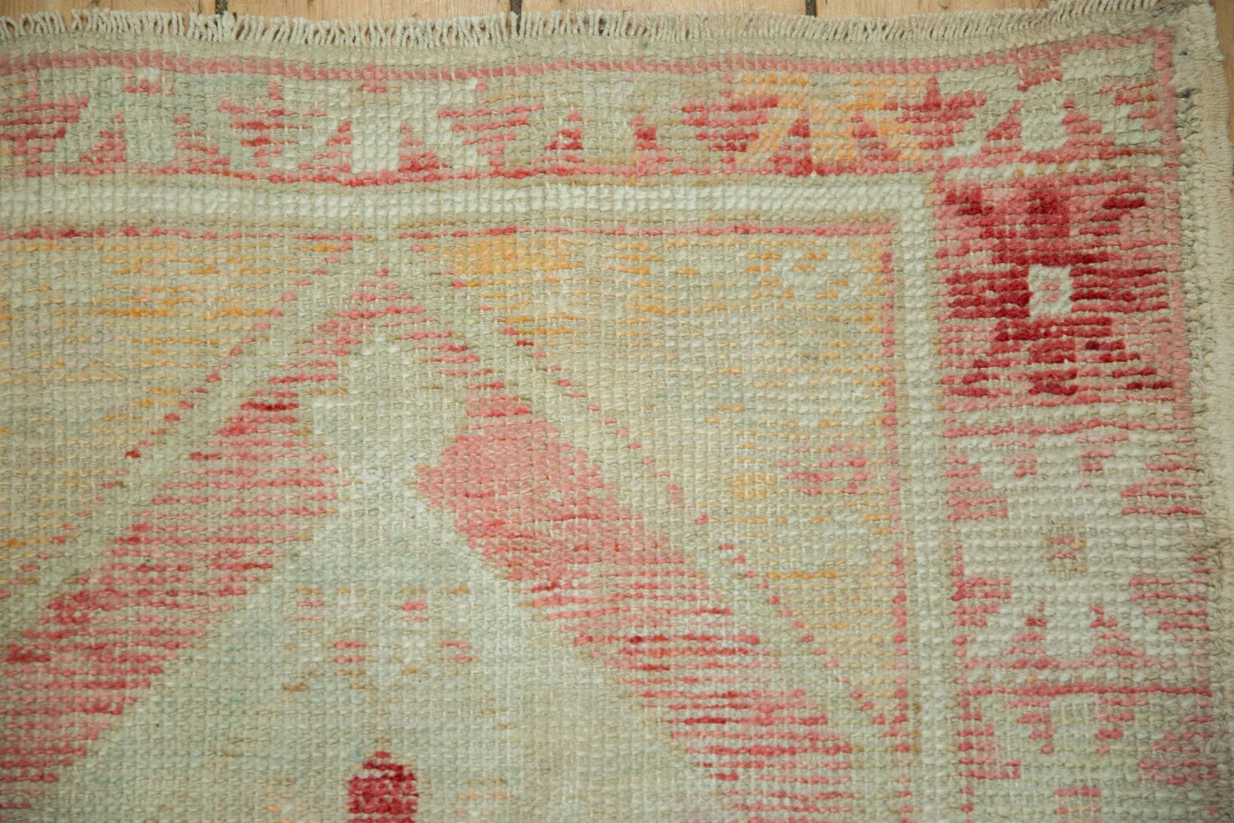 2.5x4 Vintage Distressed Oushak Rug - Image 3